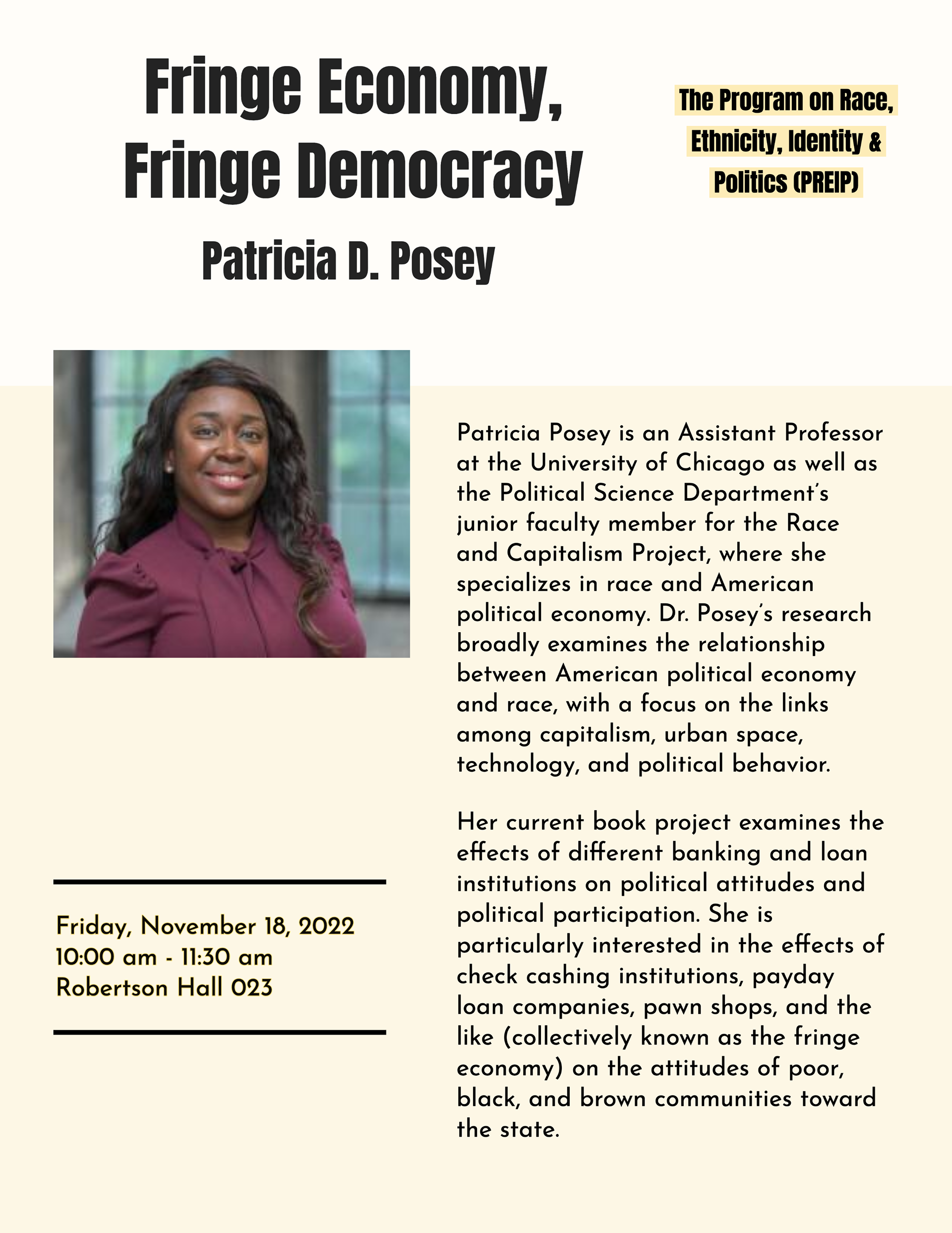 Lab on Politics, Race & Experimental Methods