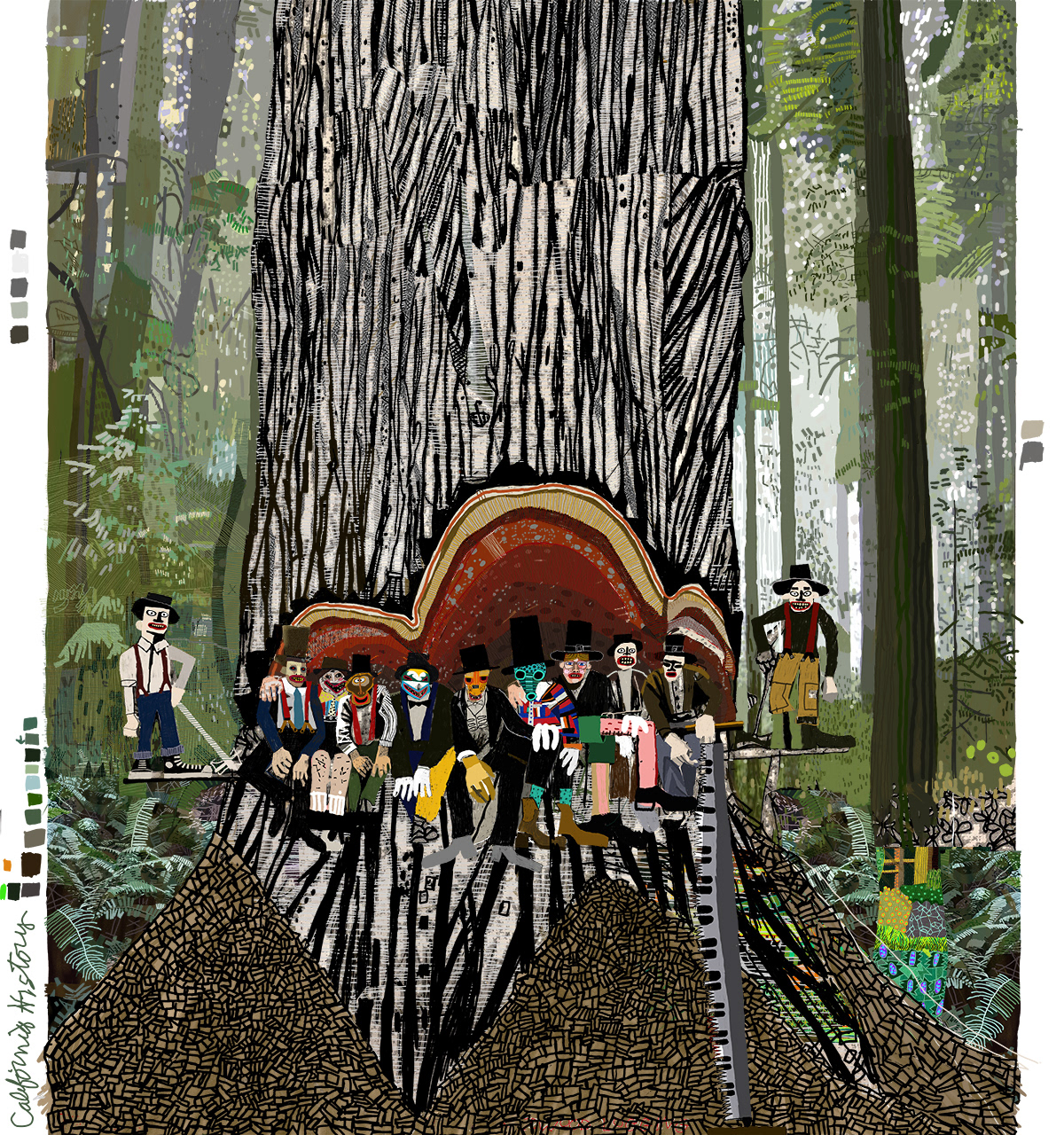 Majestic Redwoods