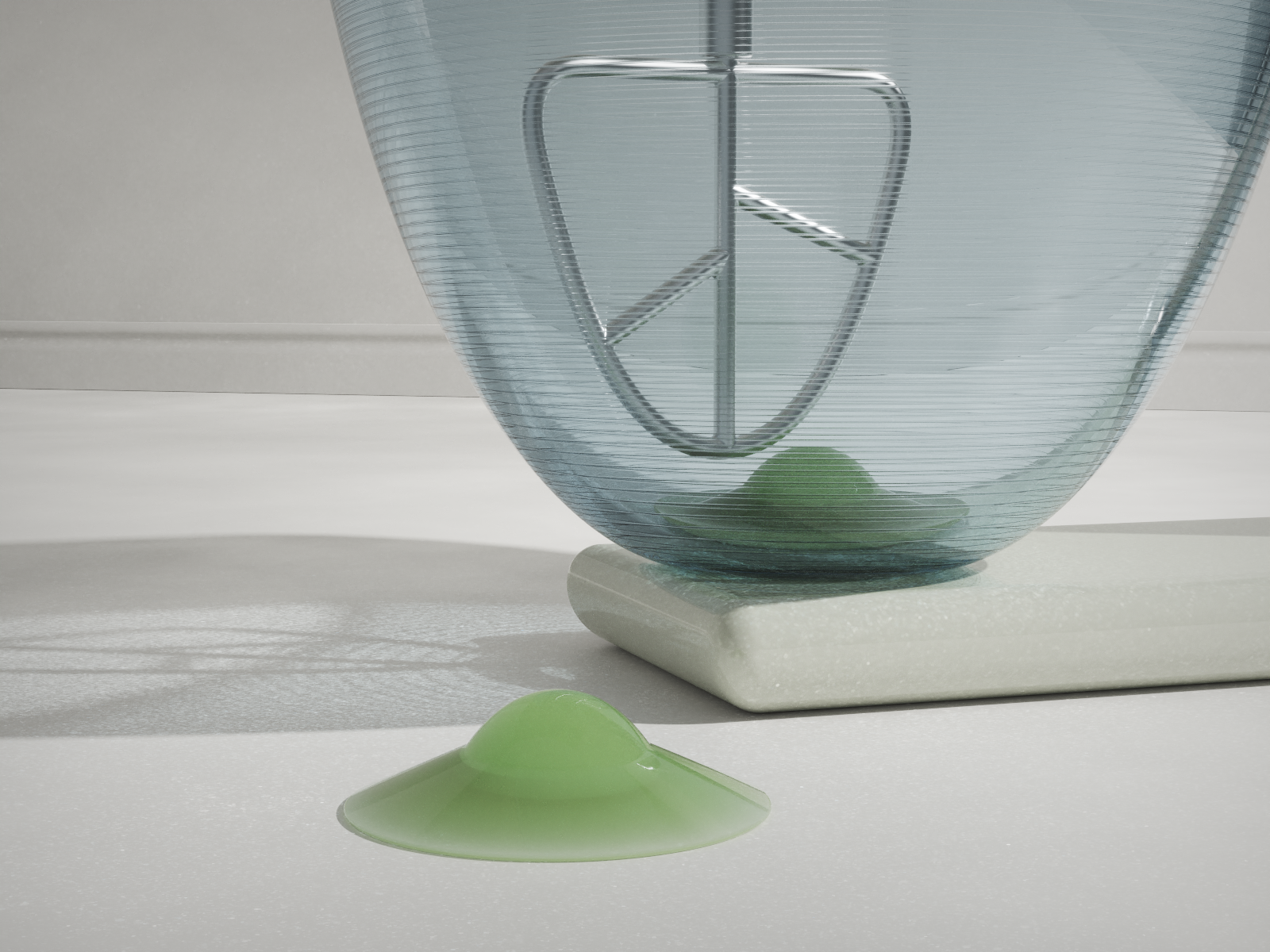 The silicone magnet can connect to the base of the mixer securing any bowl in place