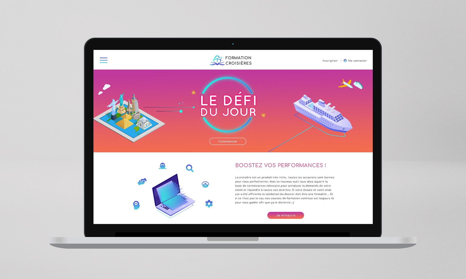Web Design site e learning