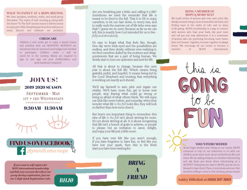 Brochure Inside *includes MOPS International registered design elements