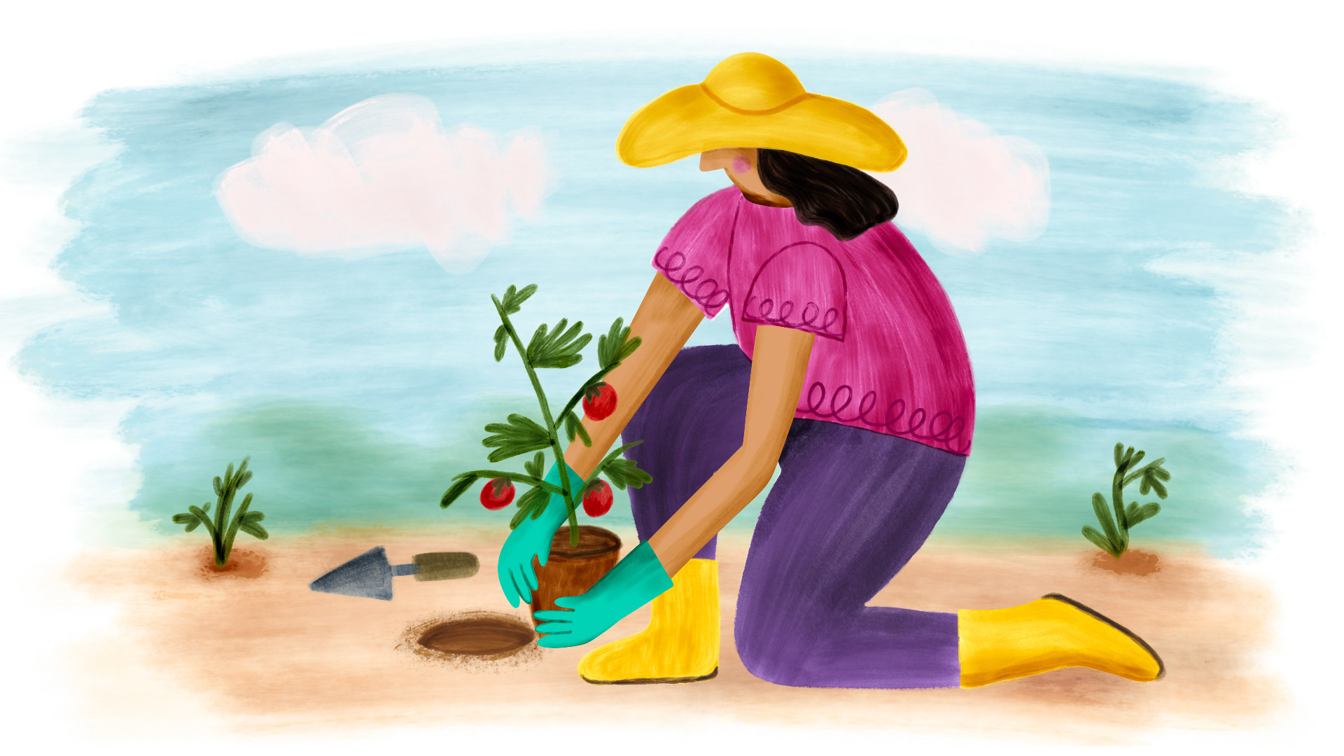 Hand-drawn illustration