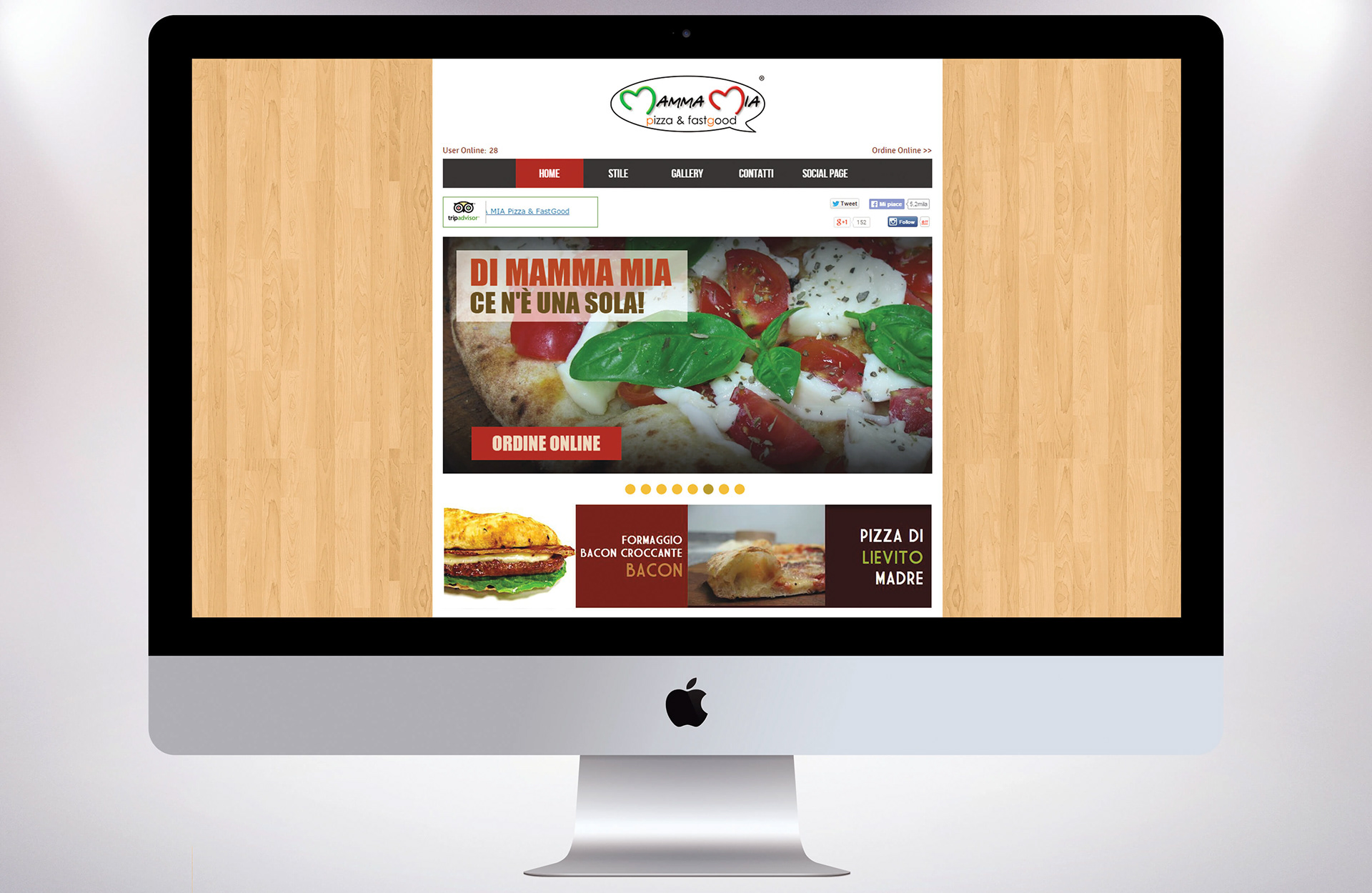 Sito Web Pizzeria
