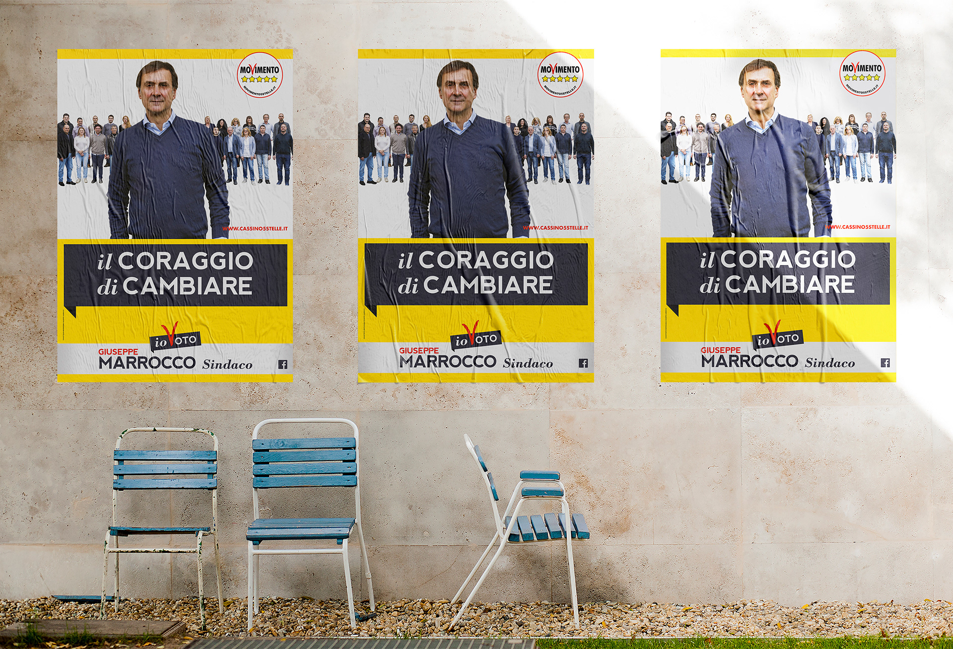 Manifesti elettorali movimento 5 stelle