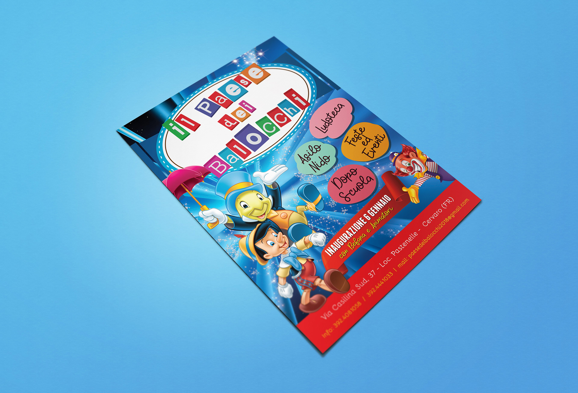 Flyer, Volantino, Ludoteca