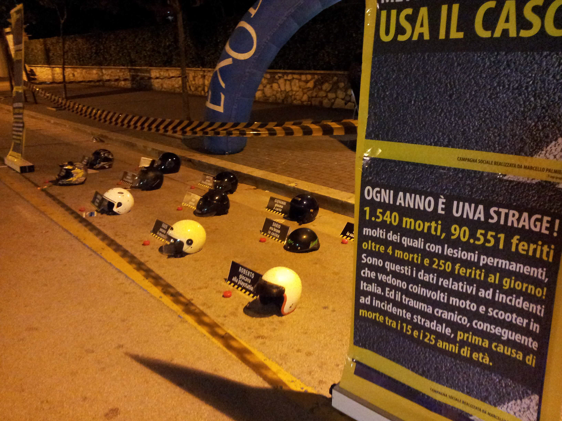 Usa il casco