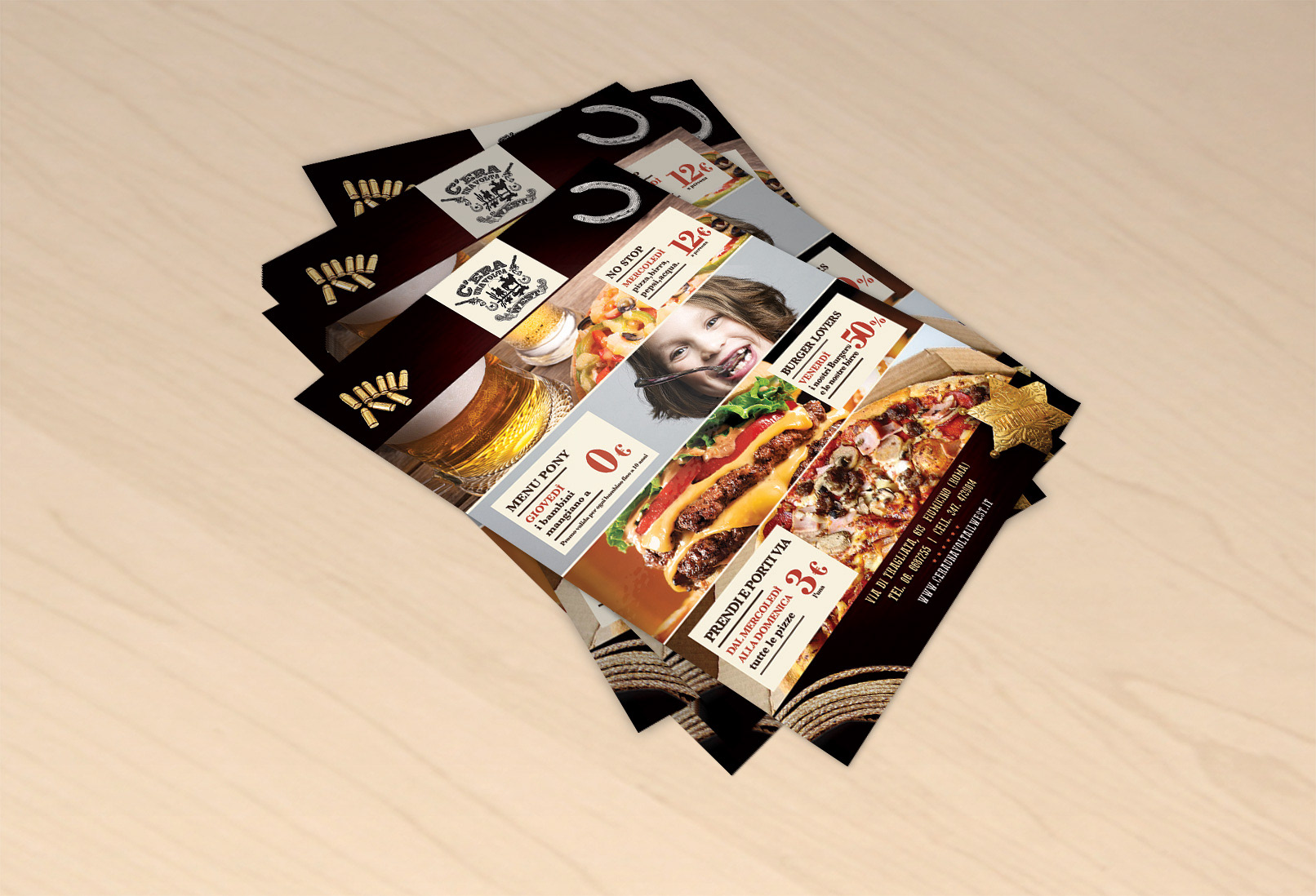 Flyer, Volantino, Pub, Ristorante