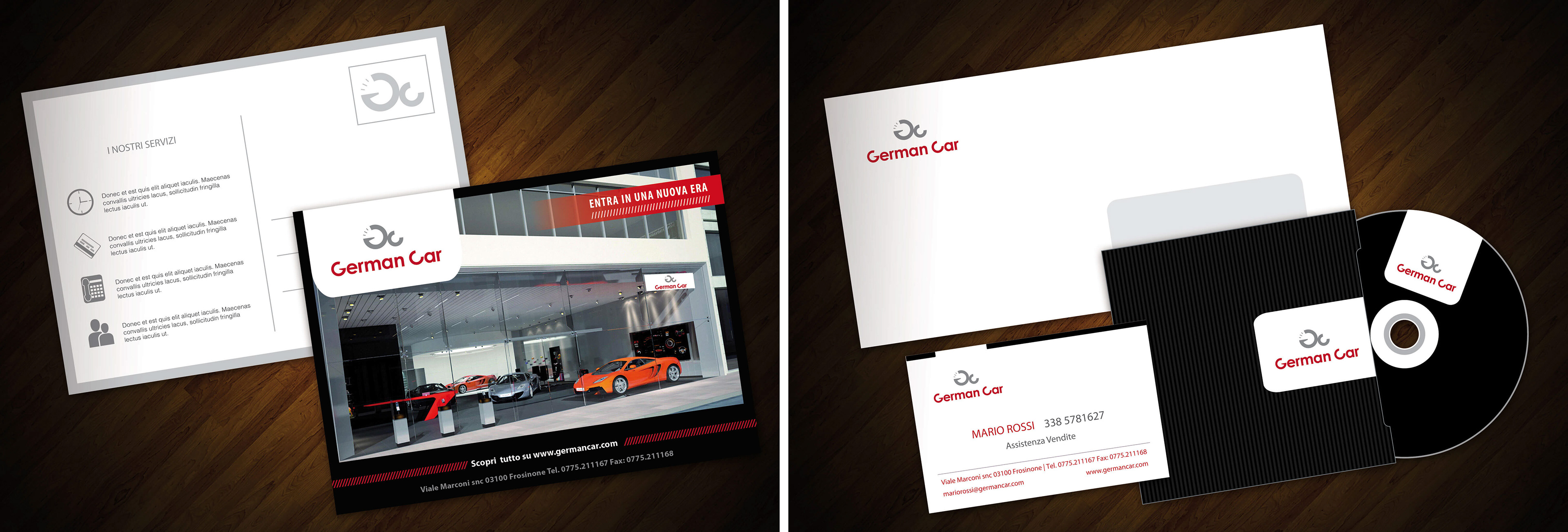 corporate identity car dealership