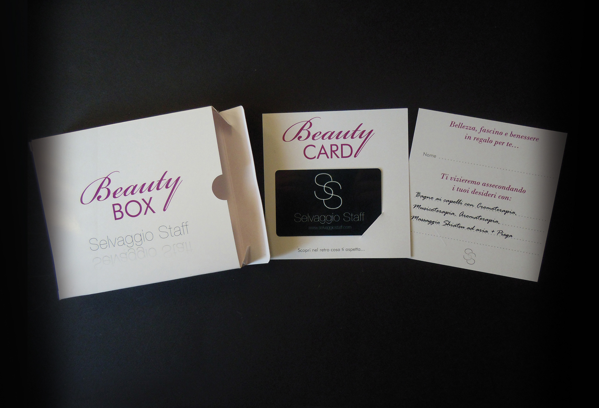 Beauty box, Beauty card