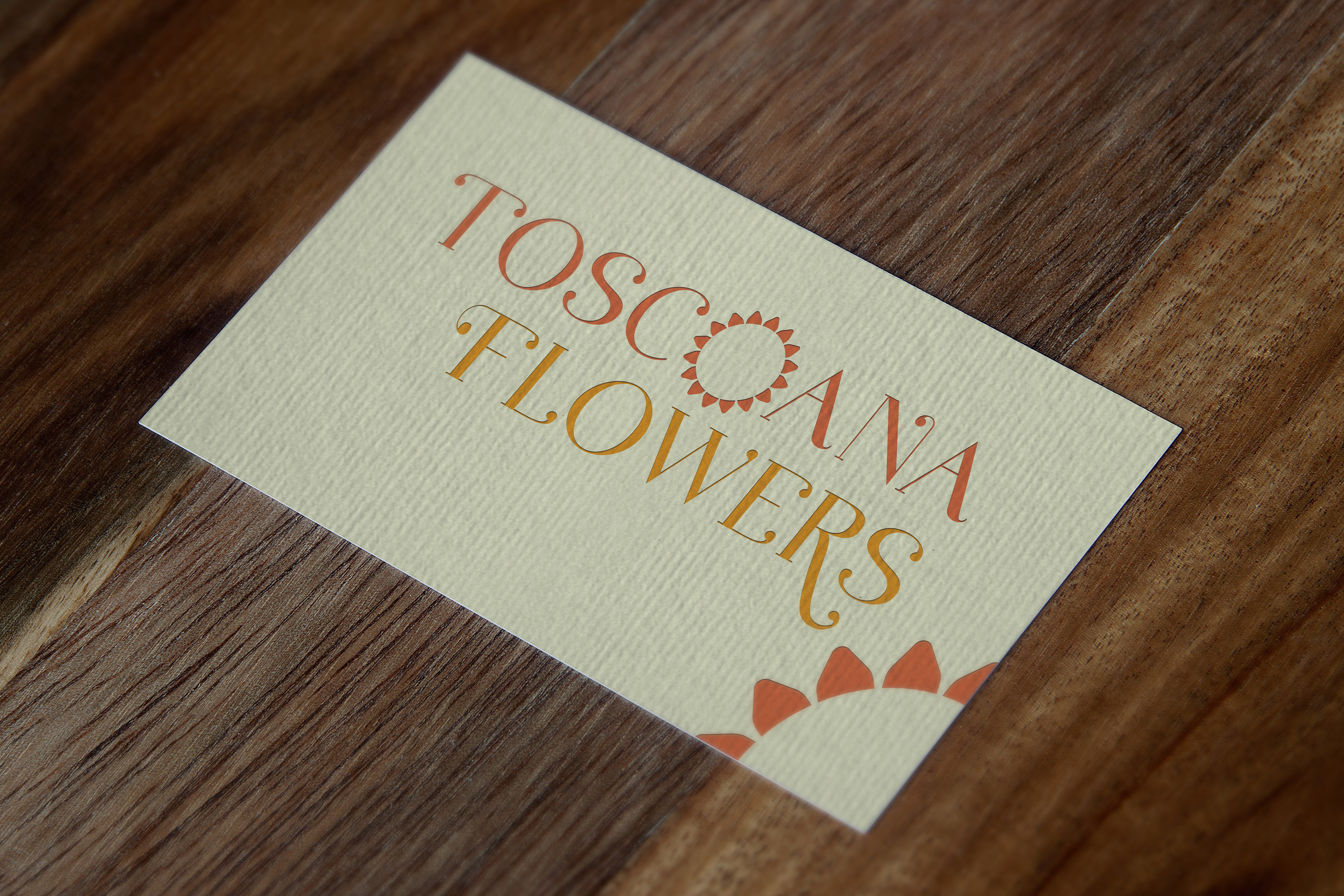 Business card floral designer