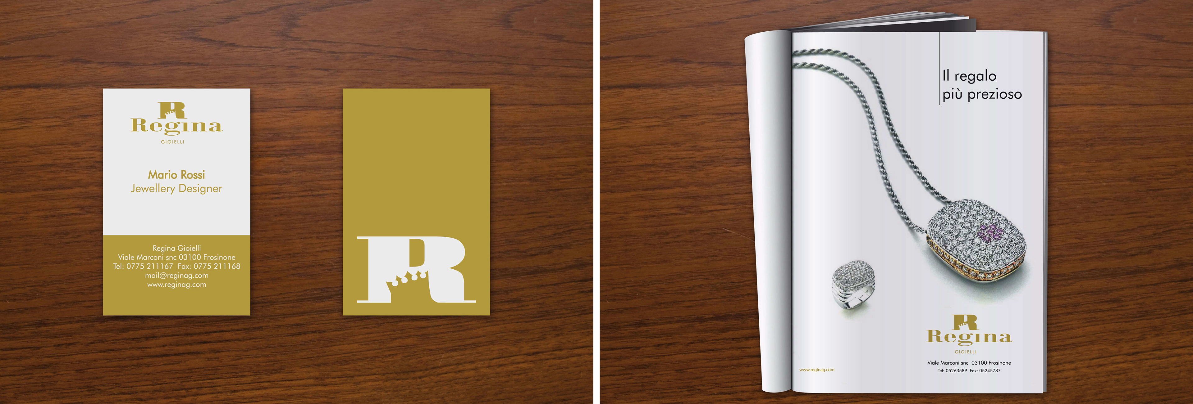 Logo, rivista, gioielli