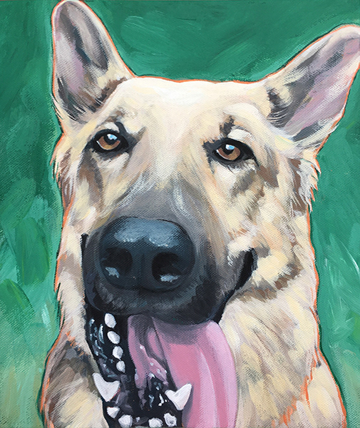 GUNNER -  26 cm x 31 cm - (SOLD)