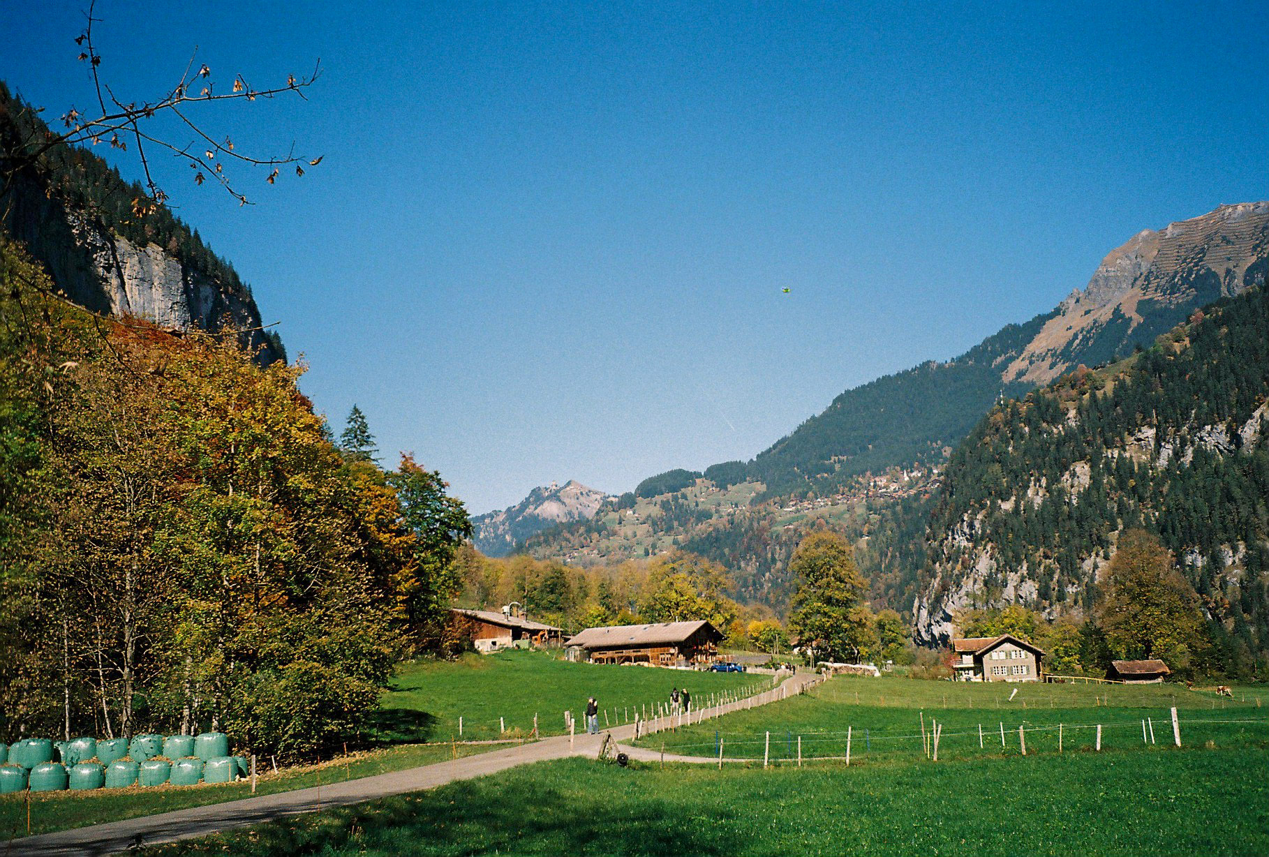 Lauterbrunnen, outubro de 2025. Fotografia analógica.