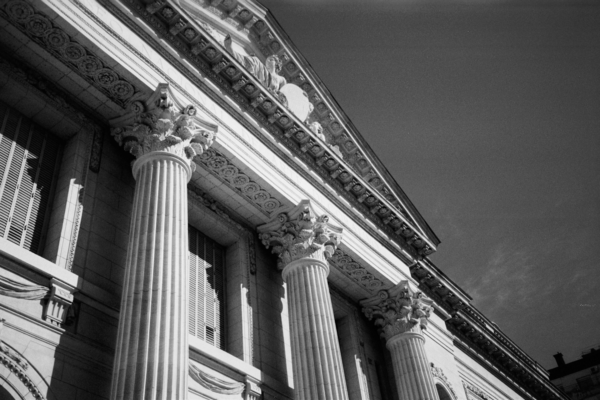 Museu Nacional de Artes Decorativas, Buenos Aires, Julho de 2022.Fotografia analógica.