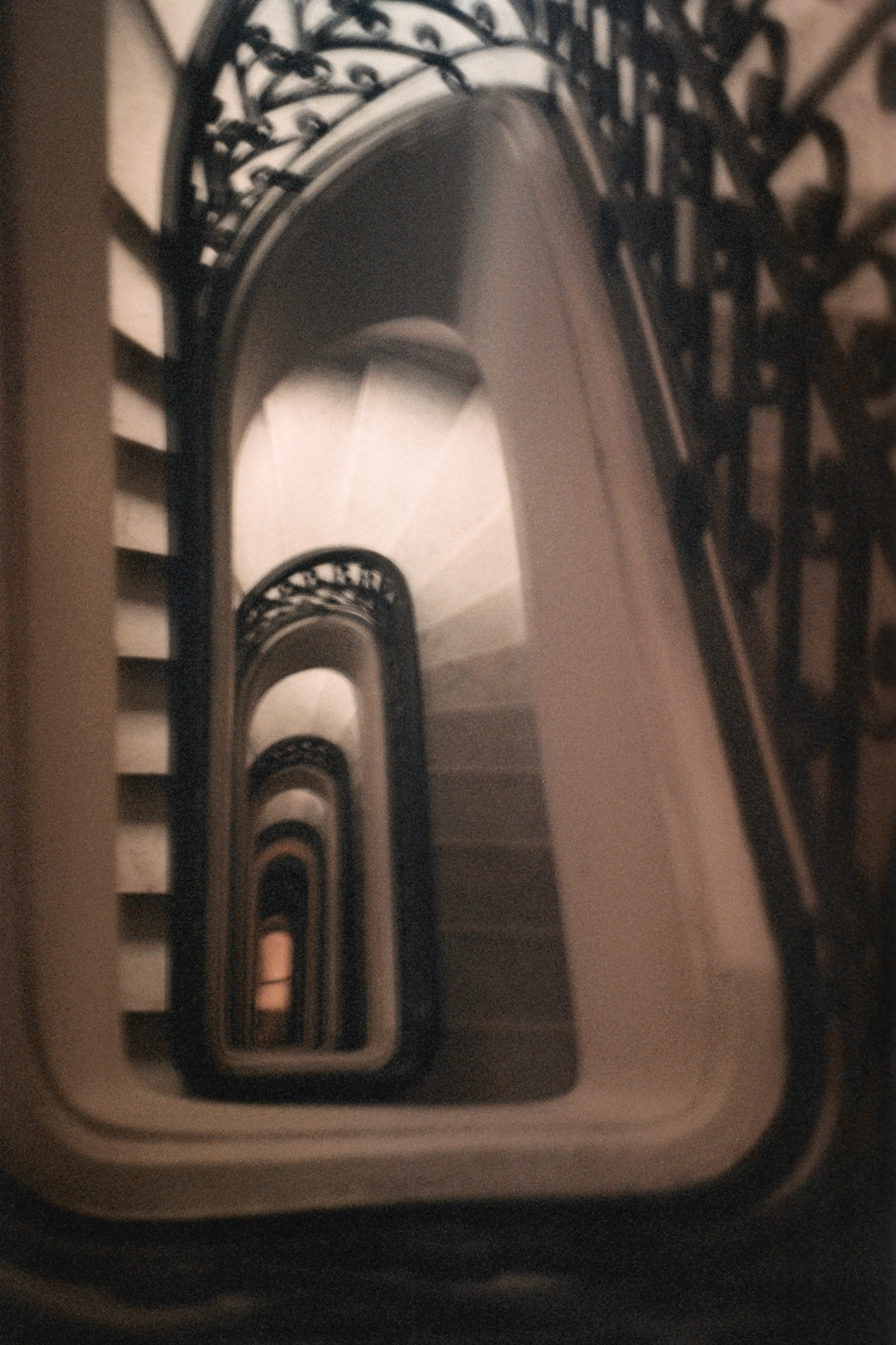 Palácio Barolo, Buenos Aires, julho 2022. Fotografia analógica.