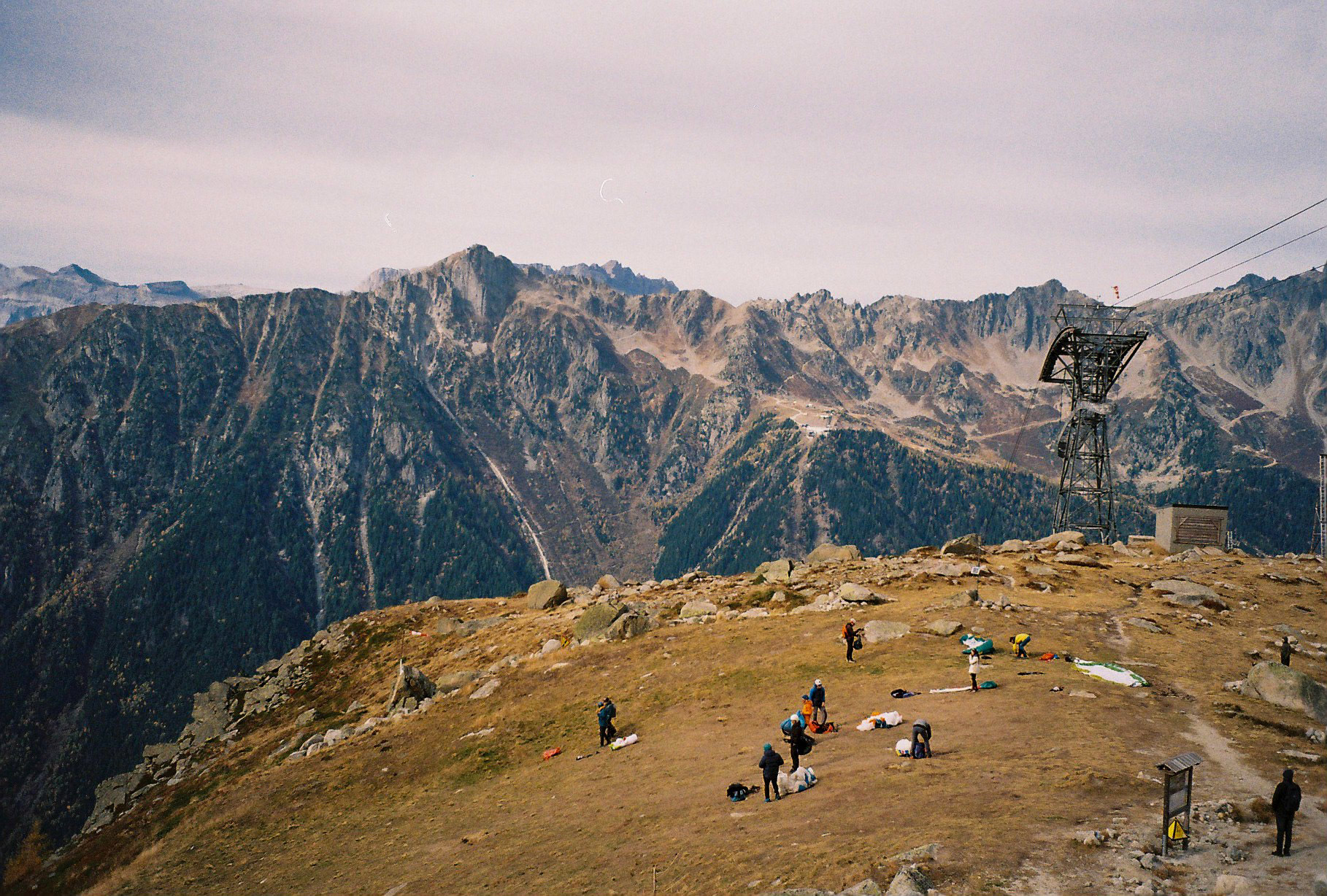Mont Blanc, outubro de 2025. Fotografia analógica.