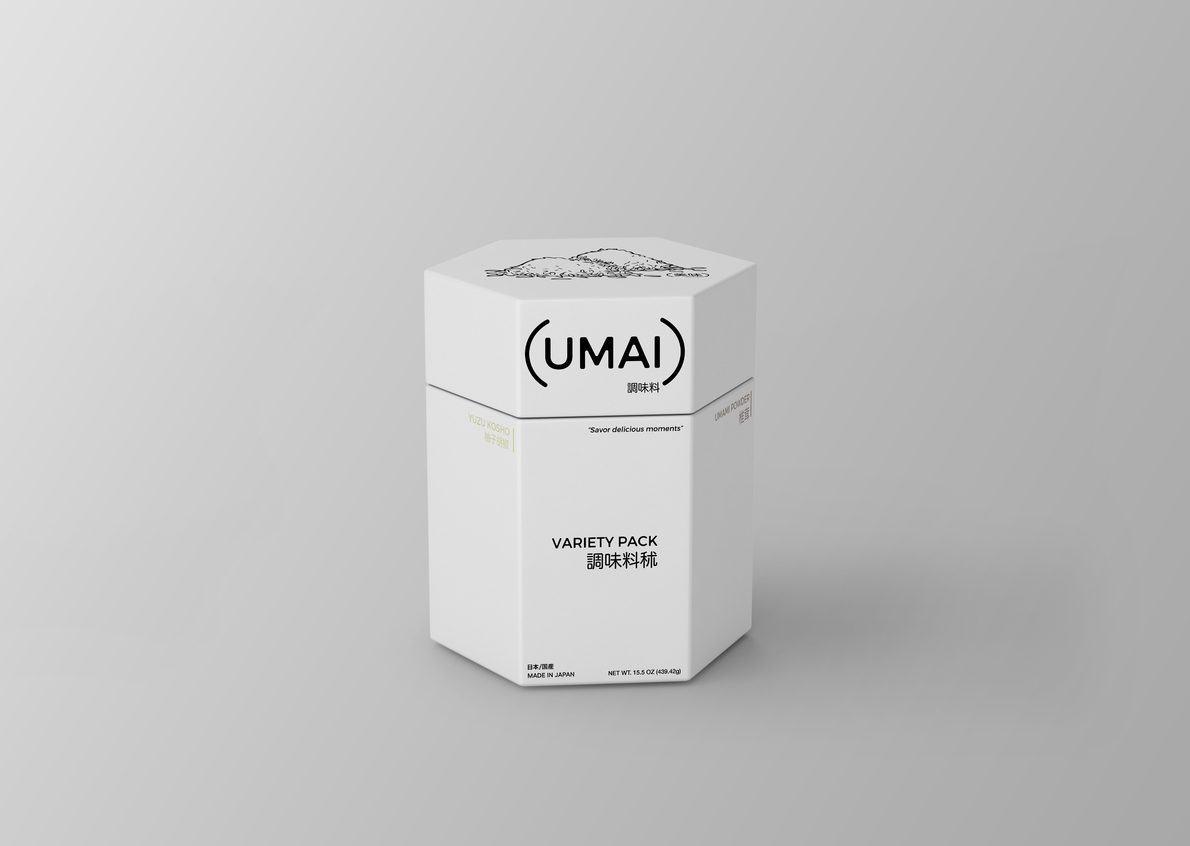 Spice Kit Packaging (front): 7.5 x 4.5