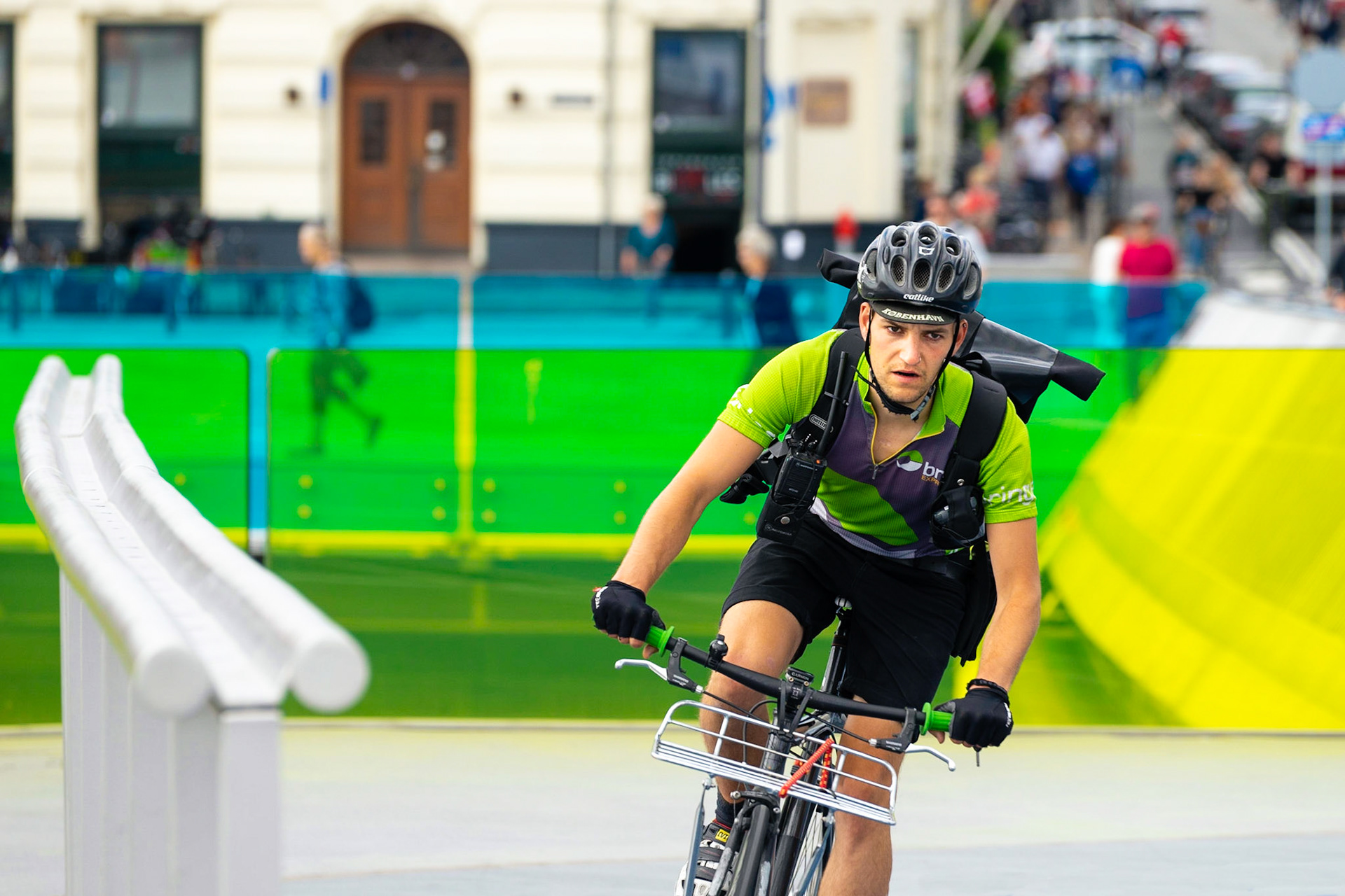 Inderhavnsbroen, Nyhavn, Copenhagen - activities on the Inner Harbour Bridge shortly after its opening
