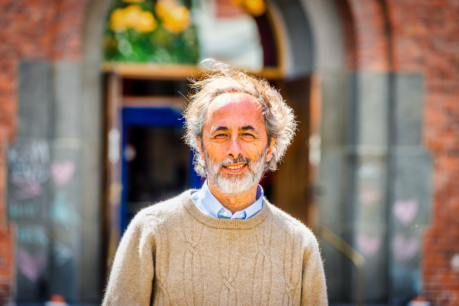 Lennart Lajboschitz, founder of Flying Tiger retail chain and creator of Absalon community house, Copenhagen, Denmark