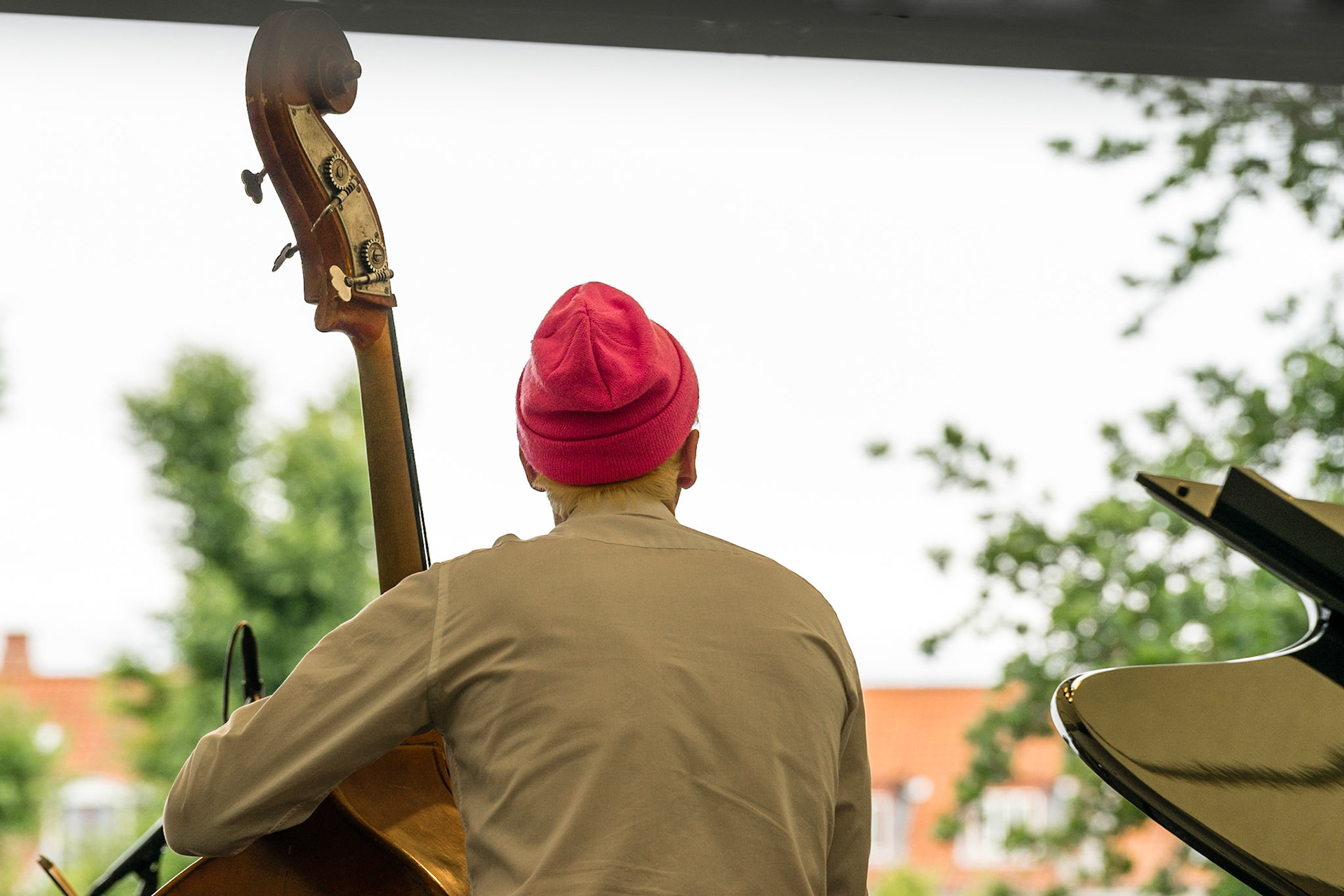 Danish jazz bassist a c christensen, at Copenhagen Jazz Festival