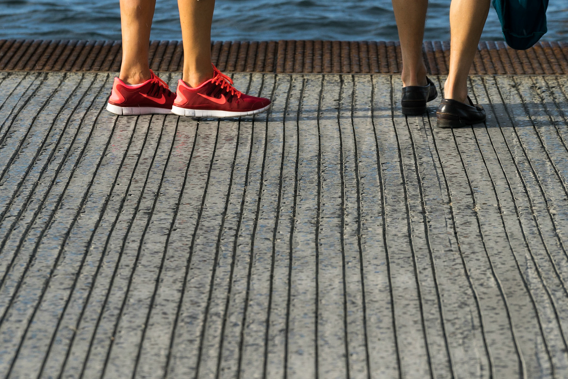 Feet on ofelia square, Copenhagen