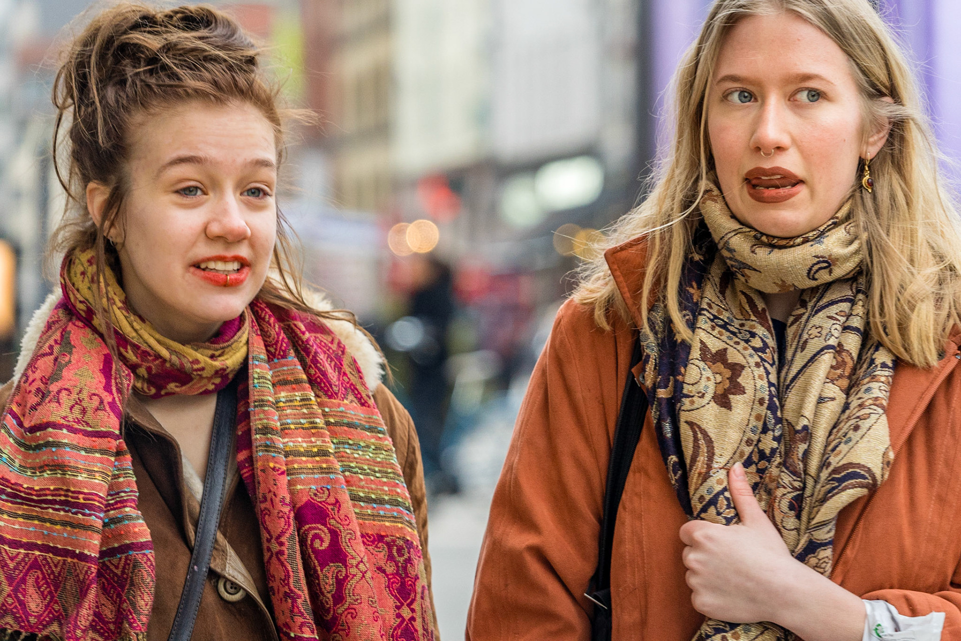 Young women near Nørrebro Station, Copenhagen