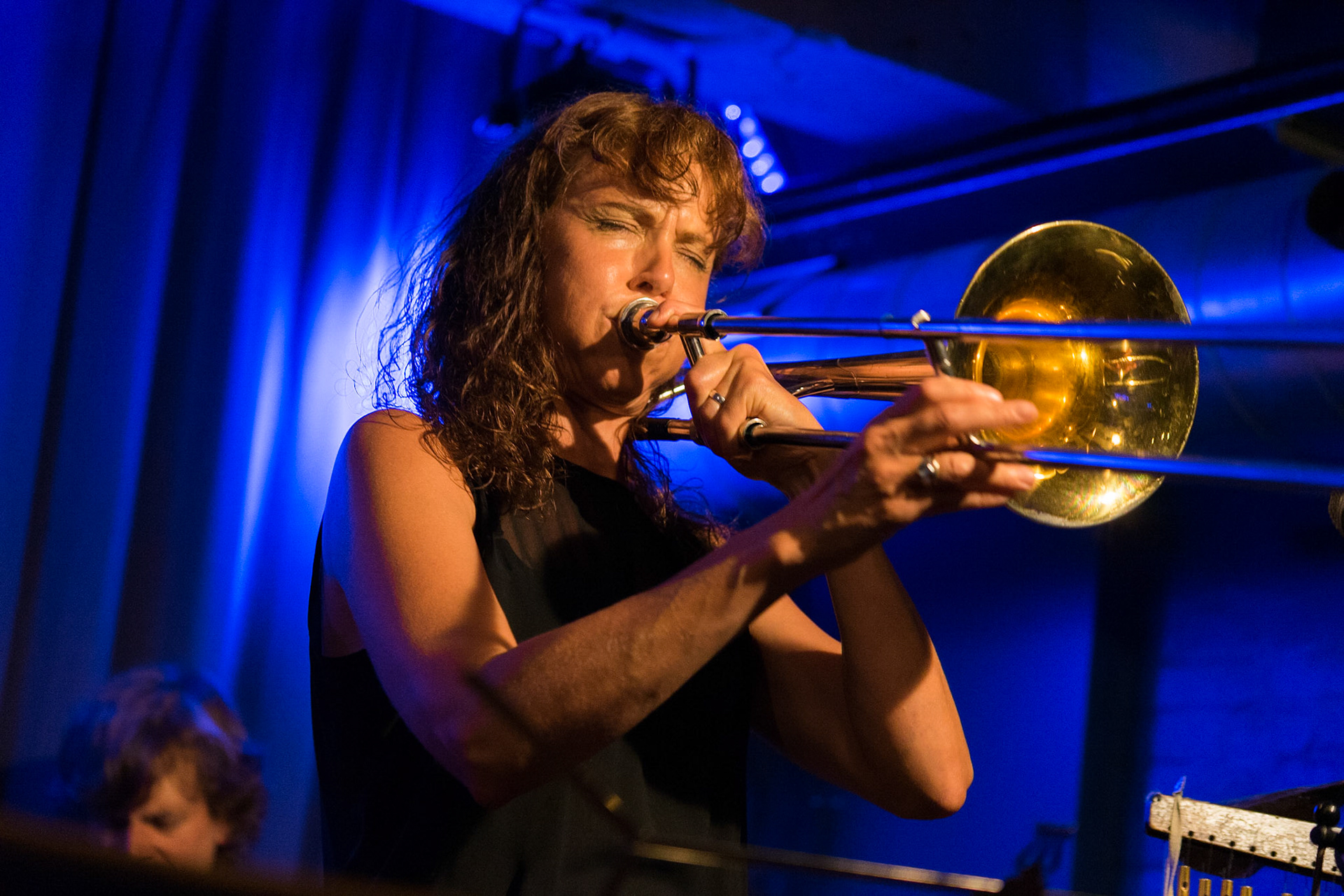 Trombone player Lis Wessberg