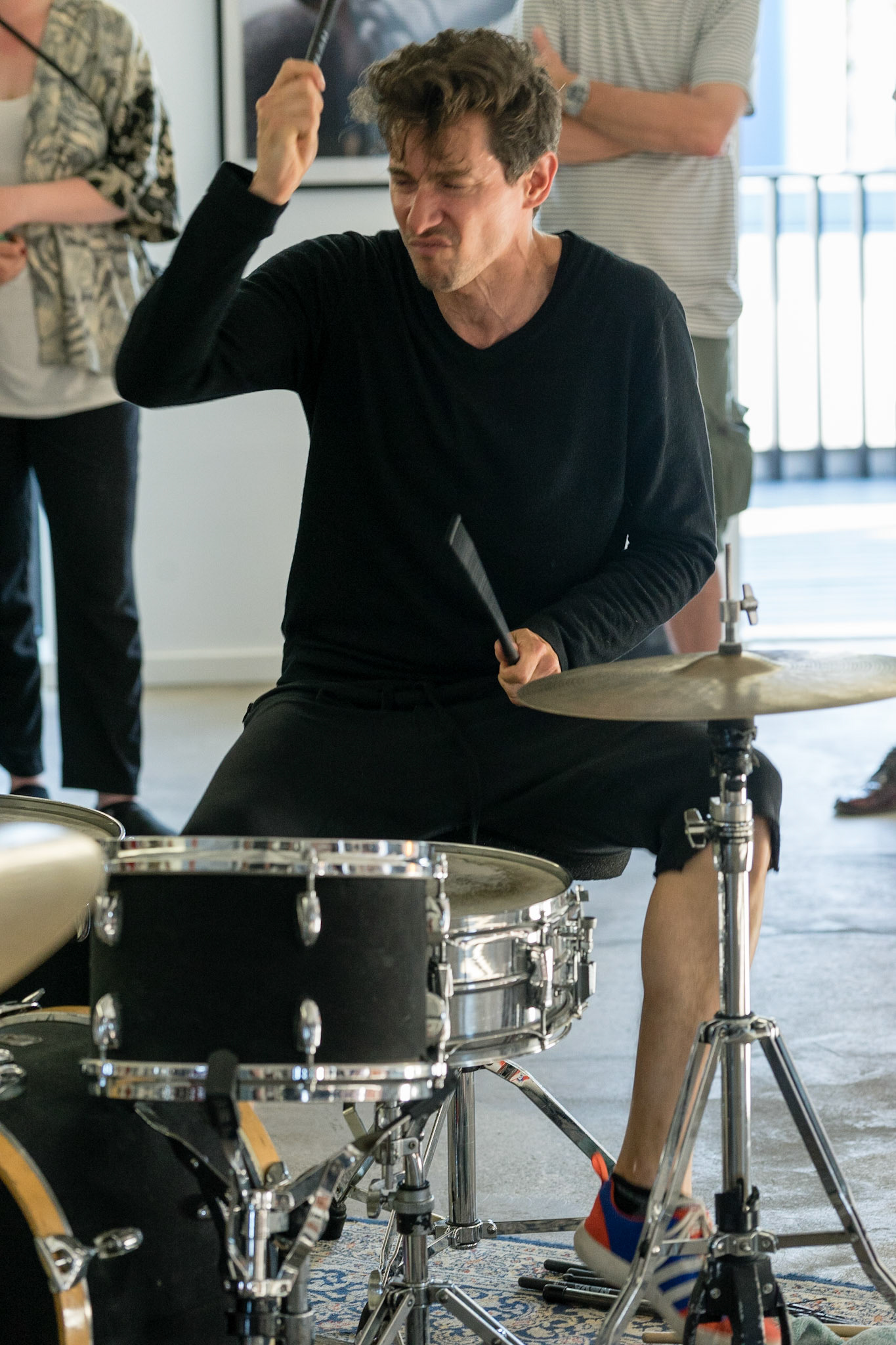 Jazz drum battle, Danish jazz drummer Stefan Pasborg