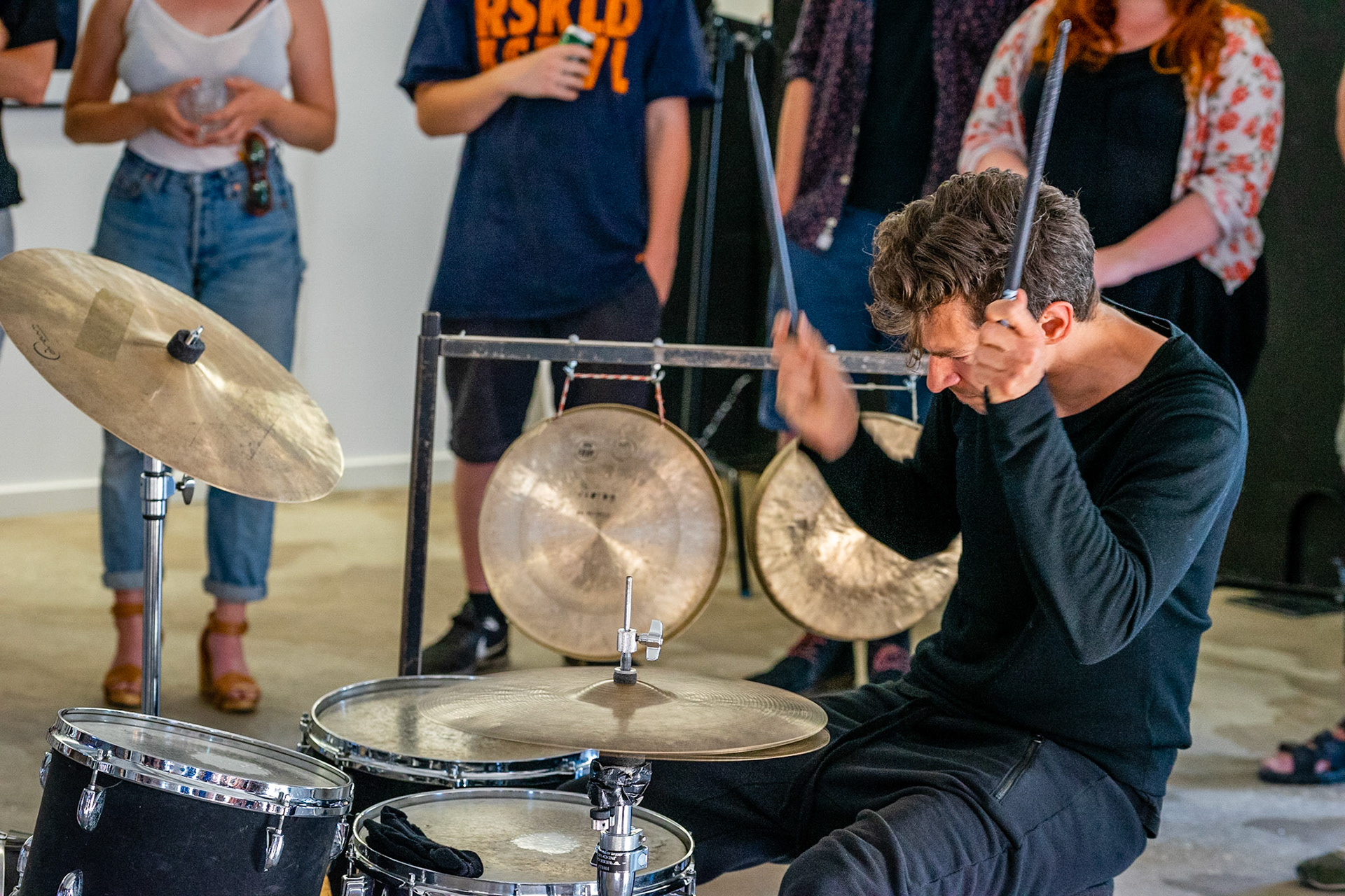 Jazz drum battle, Danish jazz drummer Stefan Pasborg