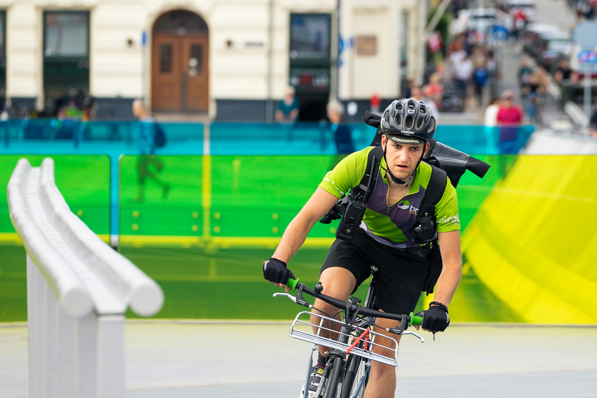 Inderhavnsbroen, Nyhavn, Copenhagen - activities on the Inner Harbour Bridge shortly after its opening