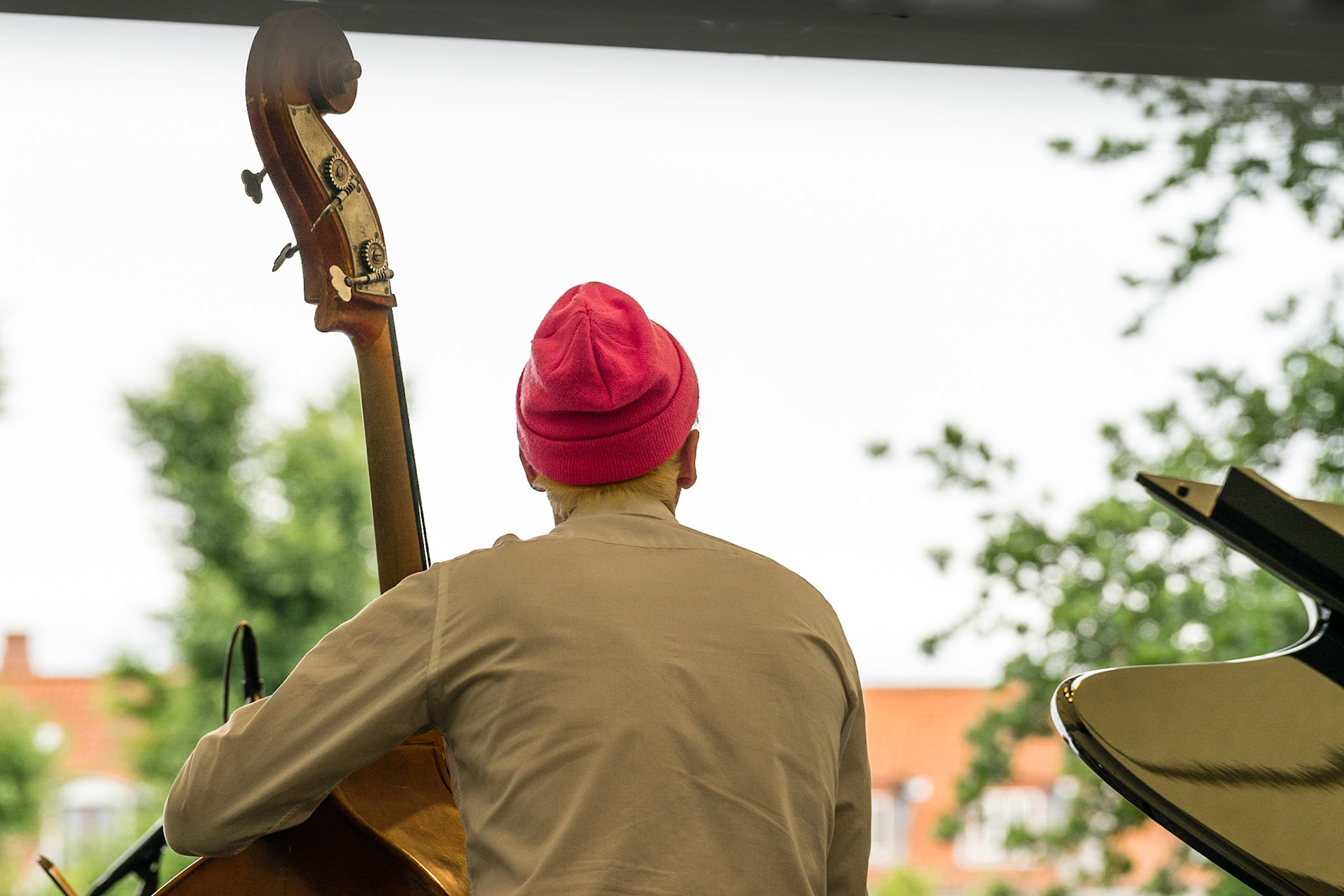 Danish jazz bassist a c christensen, at Copenhagen Jazz Festival