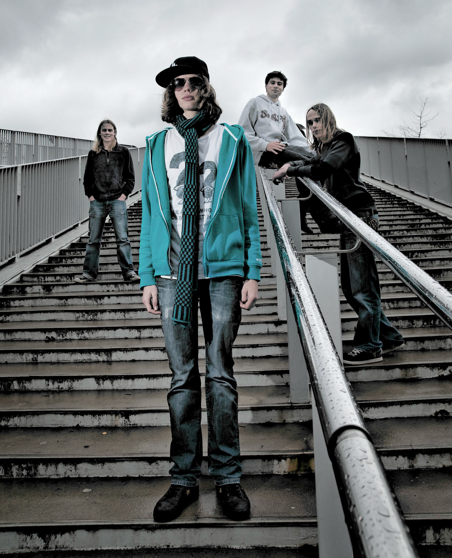 A Nameless Band Called Funk, fotoshoot voor Popsport Project 2010, Maastricht 4-4-2010.