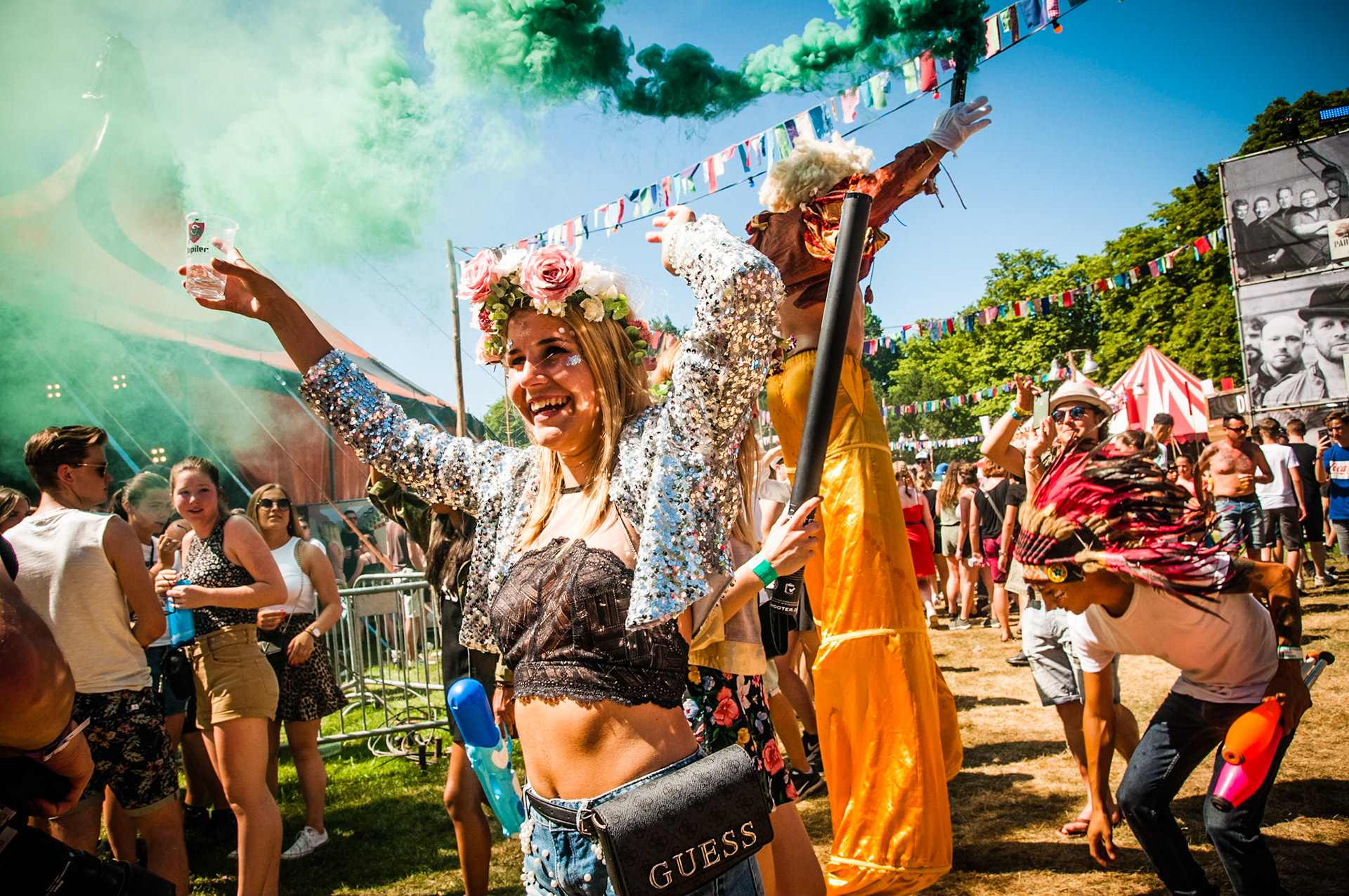 Zirkus Beatzarr. Parade tijdens ParkCity Live, Heerlen 29/30-6-2019