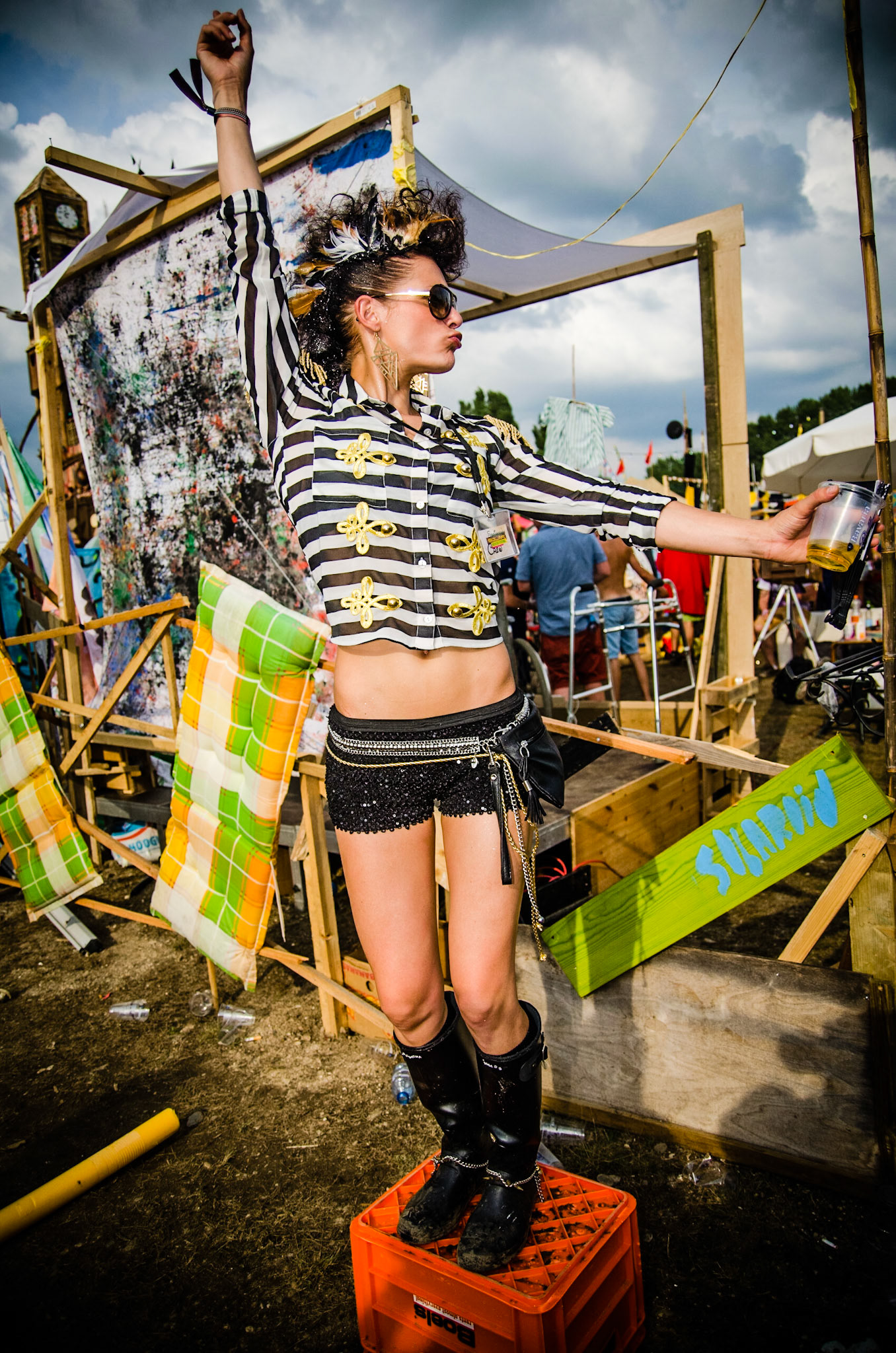 Sfeerfoto's tijdens het Solar Weekend festival, Roermond 2-8-2014