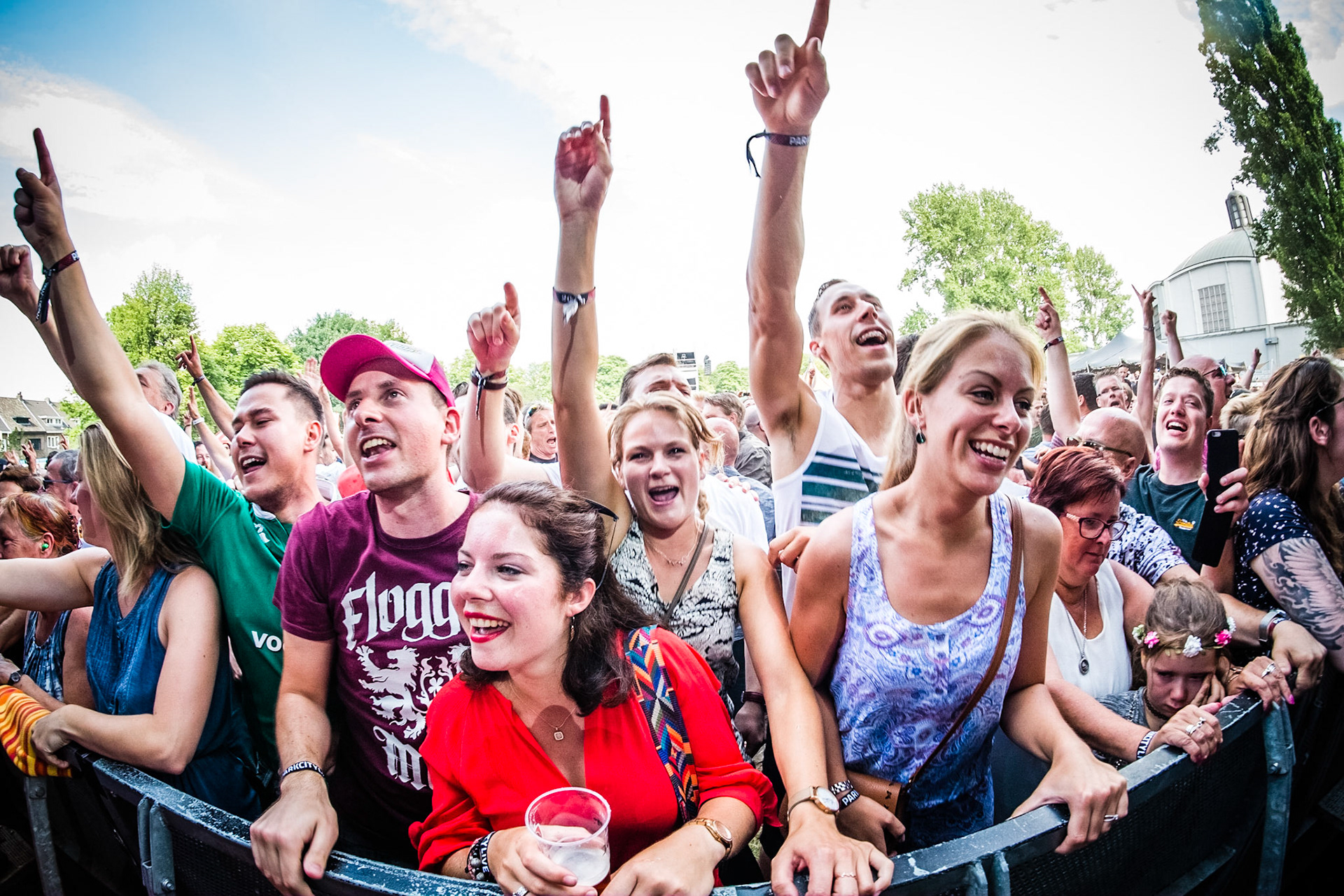 Flogging Molly tijdens ParkCity Live, 8-7-2017