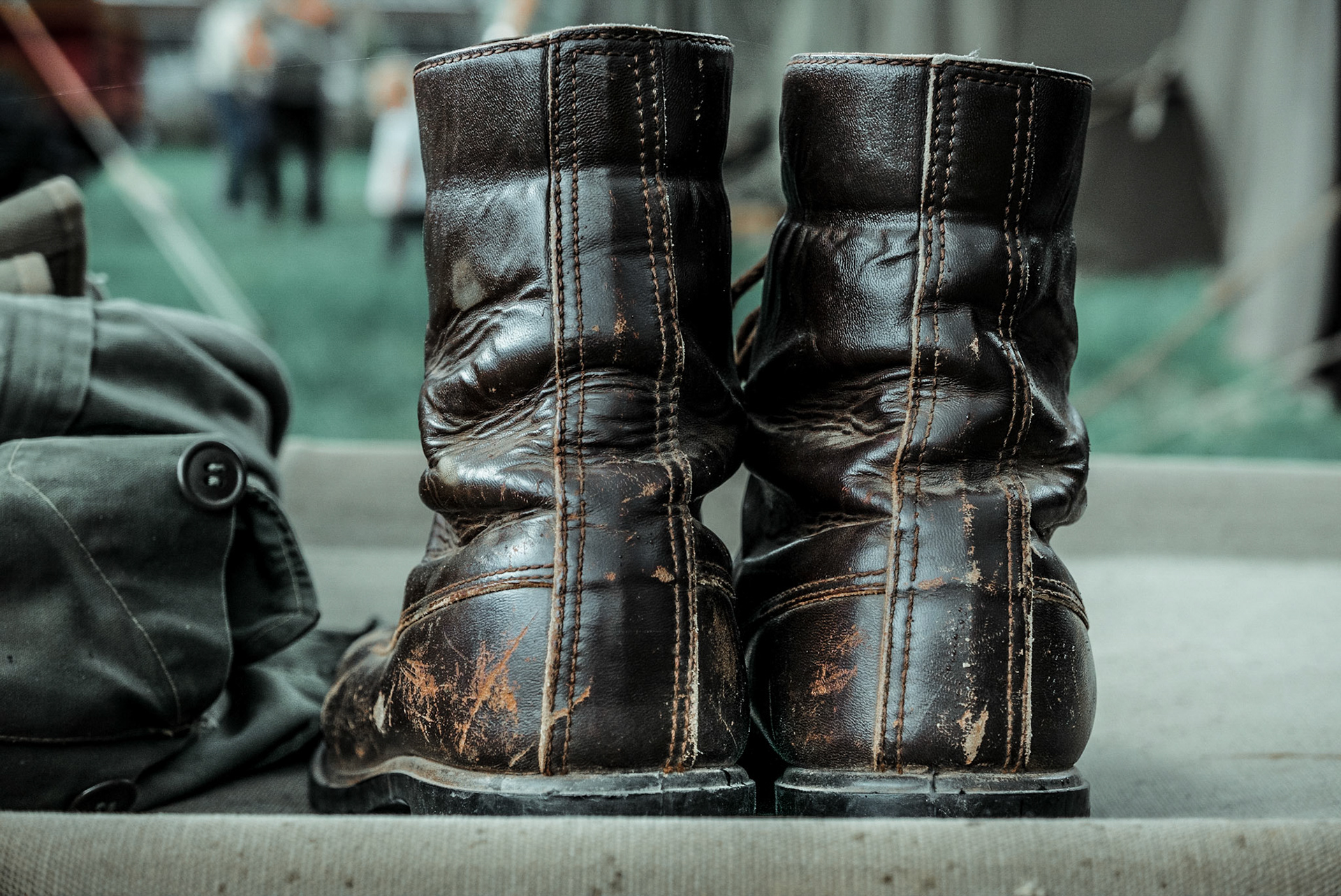 Opzetten van kampementen tijdens Liberation weekend 2019, Rijckholt 13-9-2019