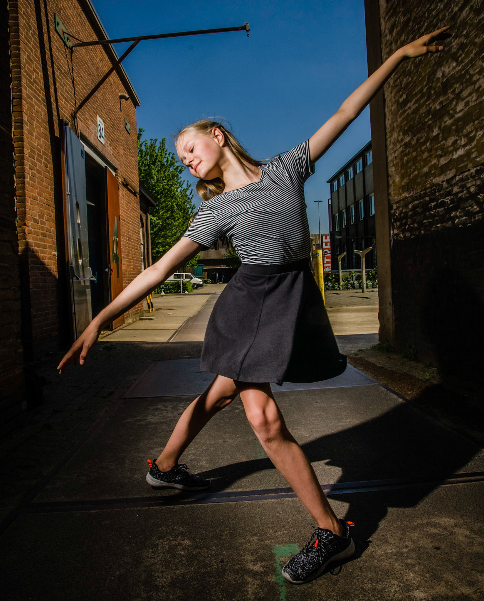 Dans - Femmie Packbier, tijdens de winnaarsdag van de Kunstbende Noord-Brabant, Hall of Fame, Tilburg 8-5-2016