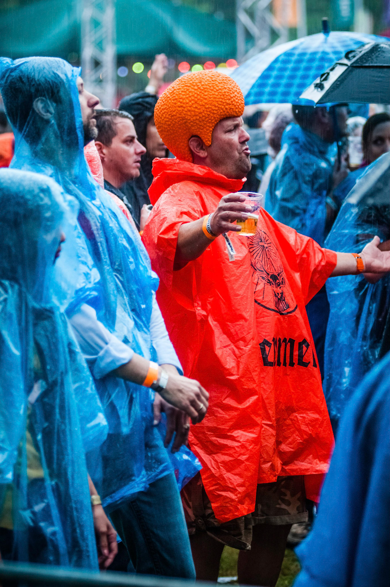 Oranje fan live op ParkCity Live, Heerlen 5 juli 2014
