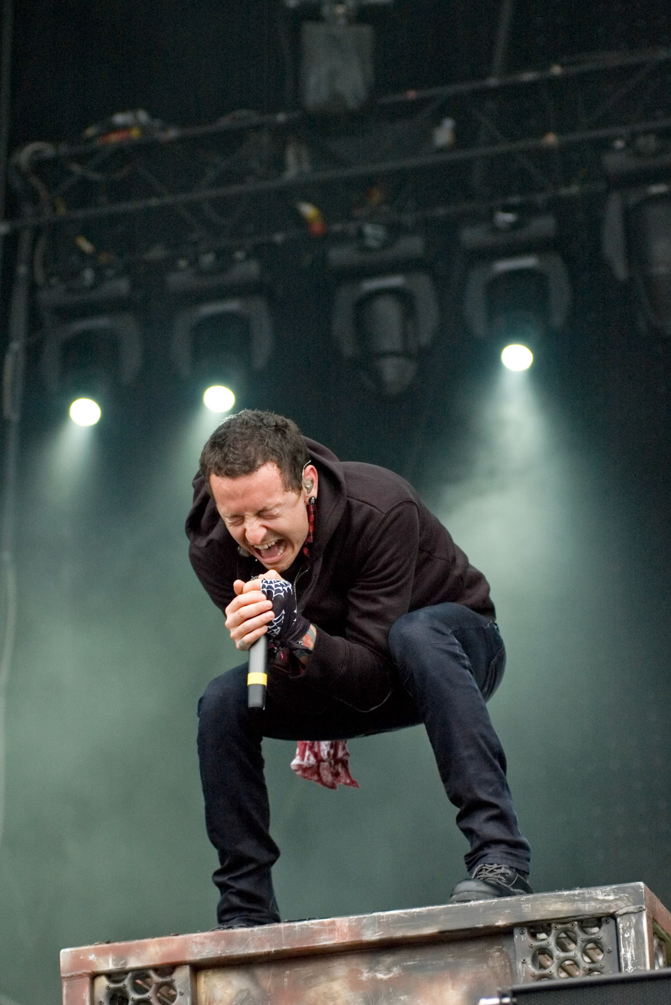 Linkin Park live optreden tijdens Pinkpopfestival, Landgraaf 28-05-2007
