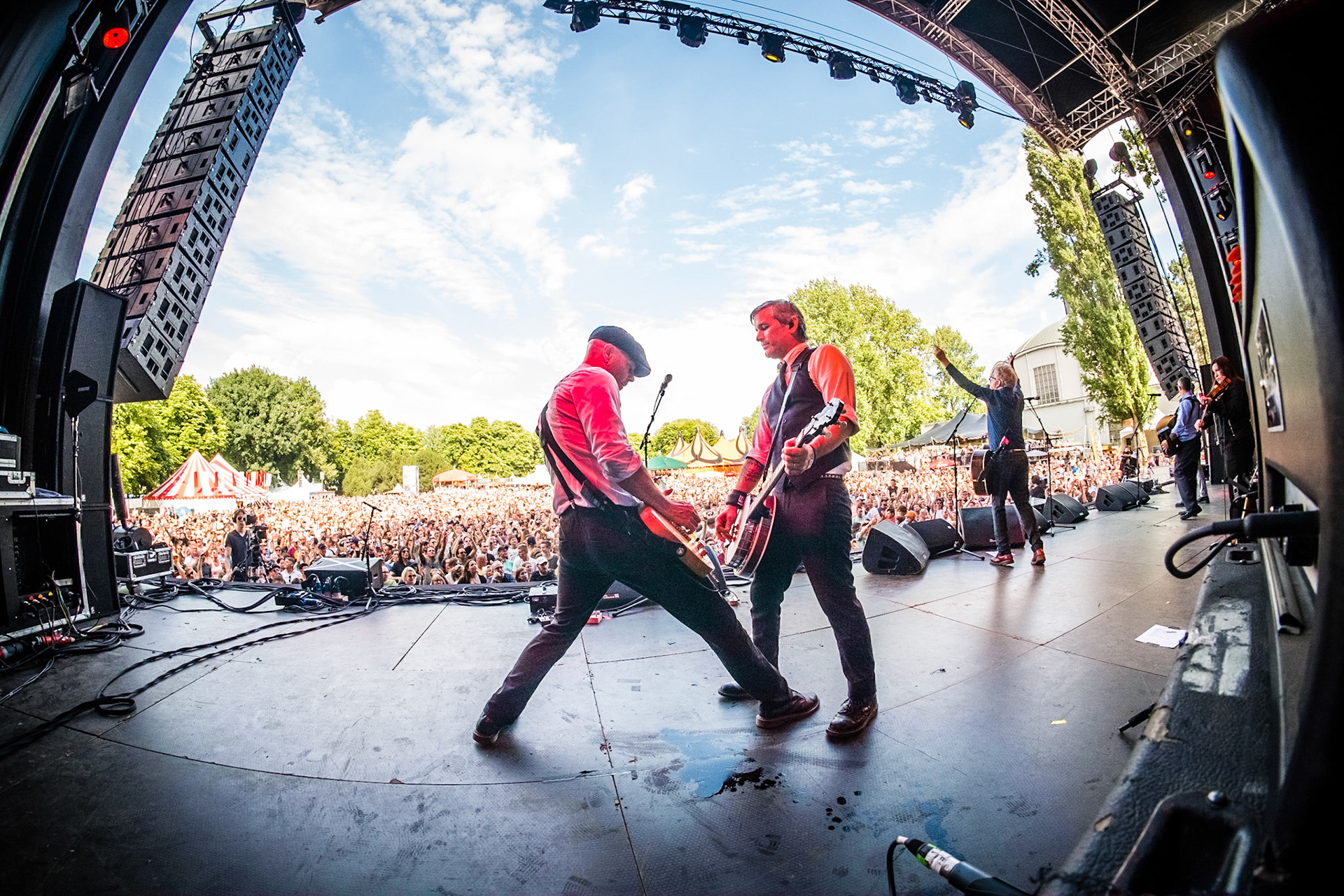 Flogging Molly tijdens ParkCity Live, 8-7-2017