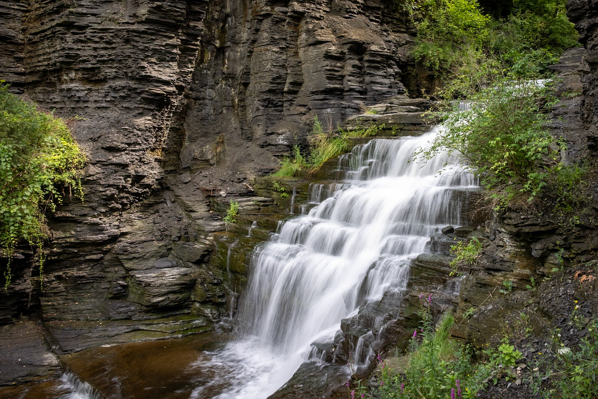 Cascadilla Falls, Cascadilla Gorge, Ithaca, NY