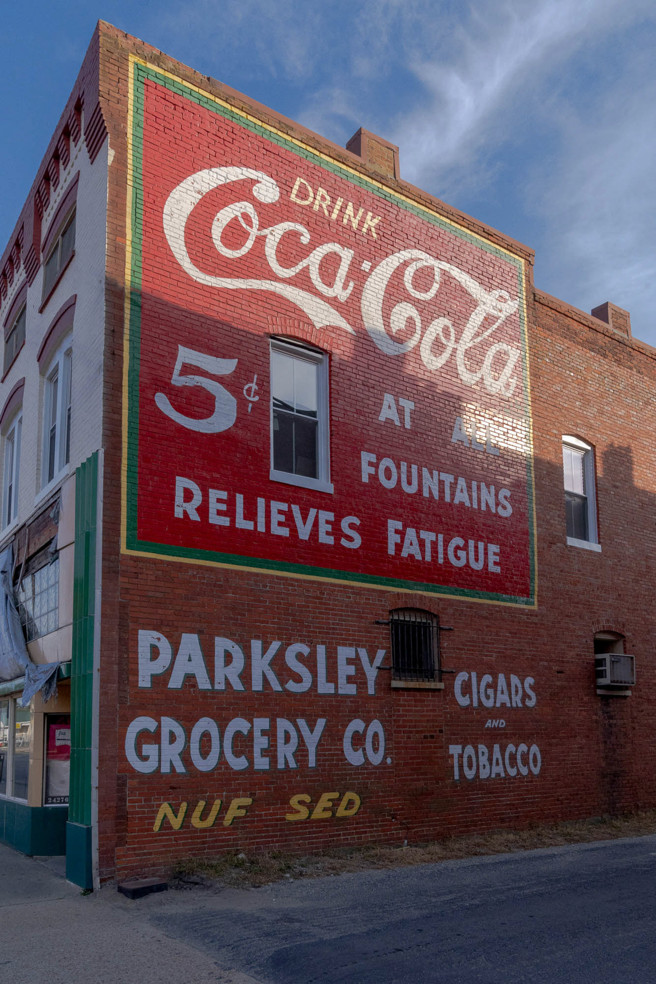 Newly painted mural in town (Parksley, VA)