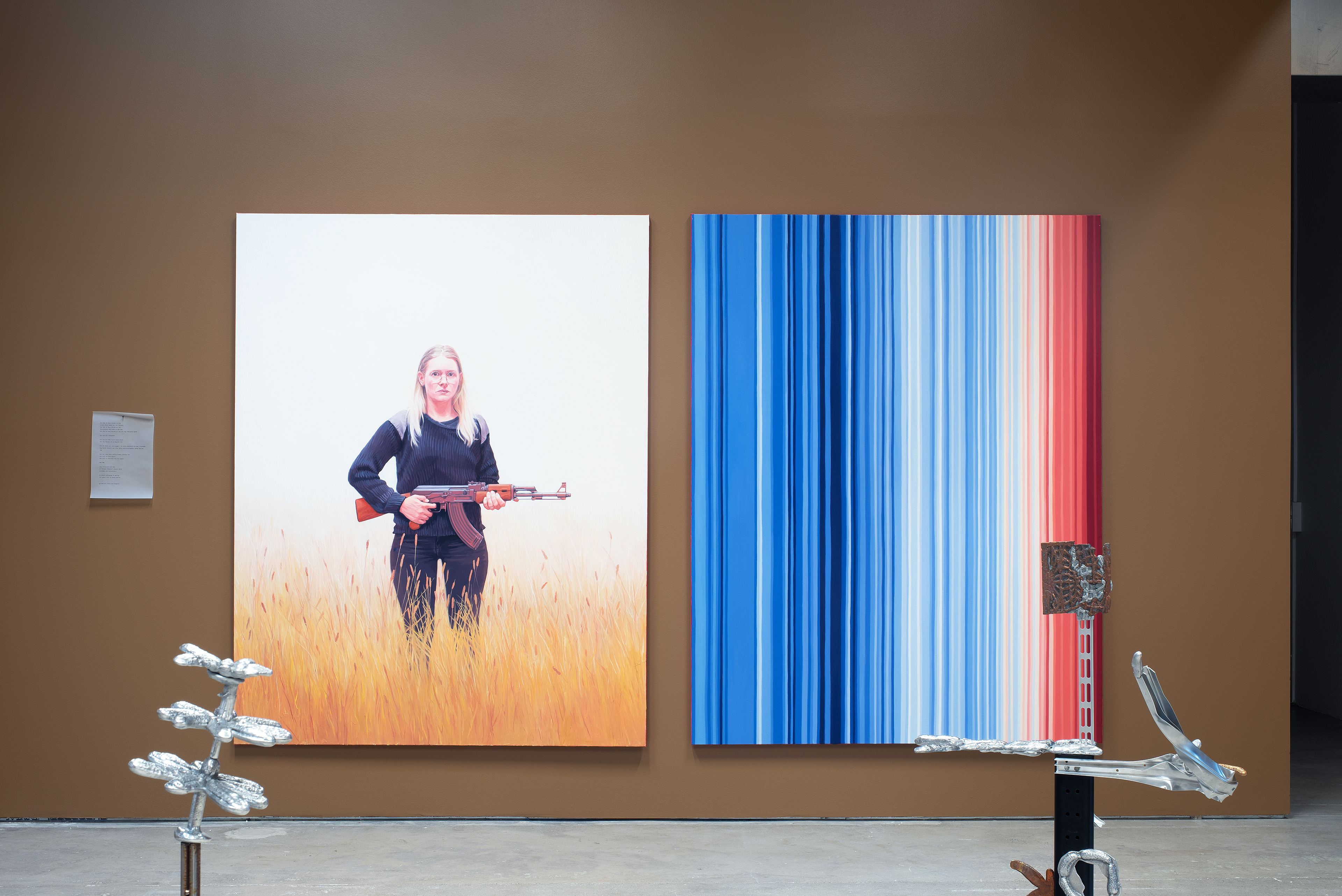 Installation view from groupshow Money or life at galleri Signal 2023
