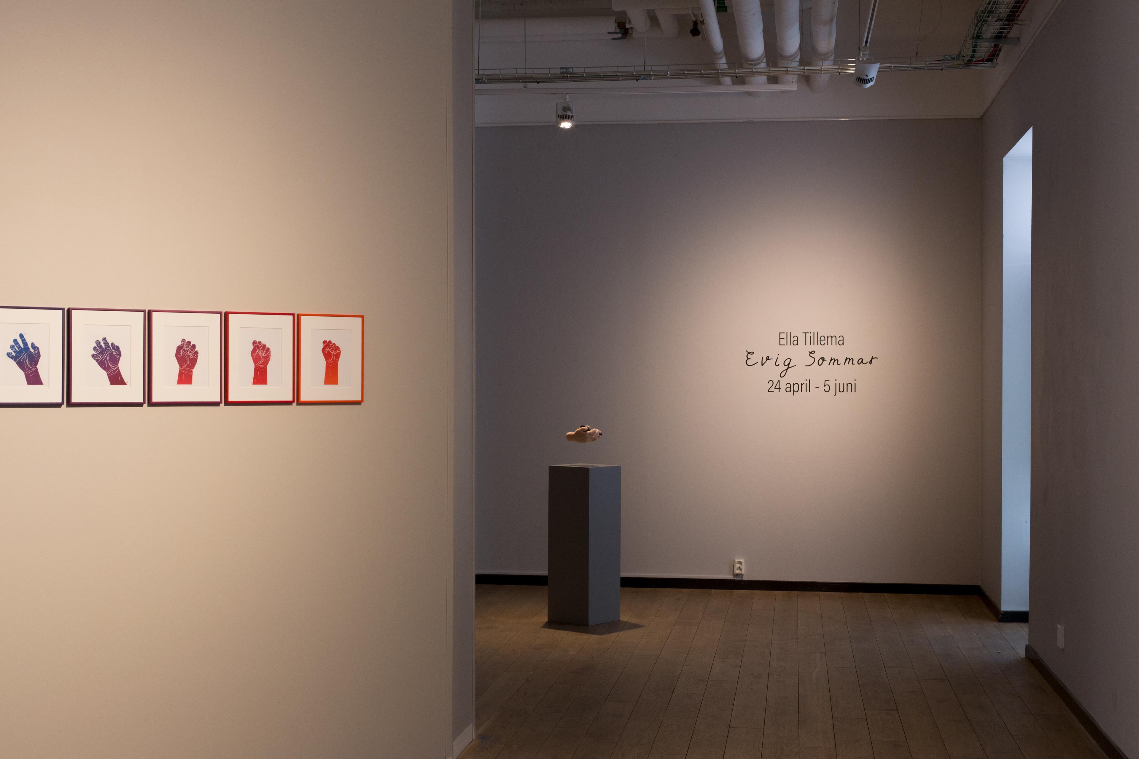 Installation view from Lidköpings Konsthall, 2021