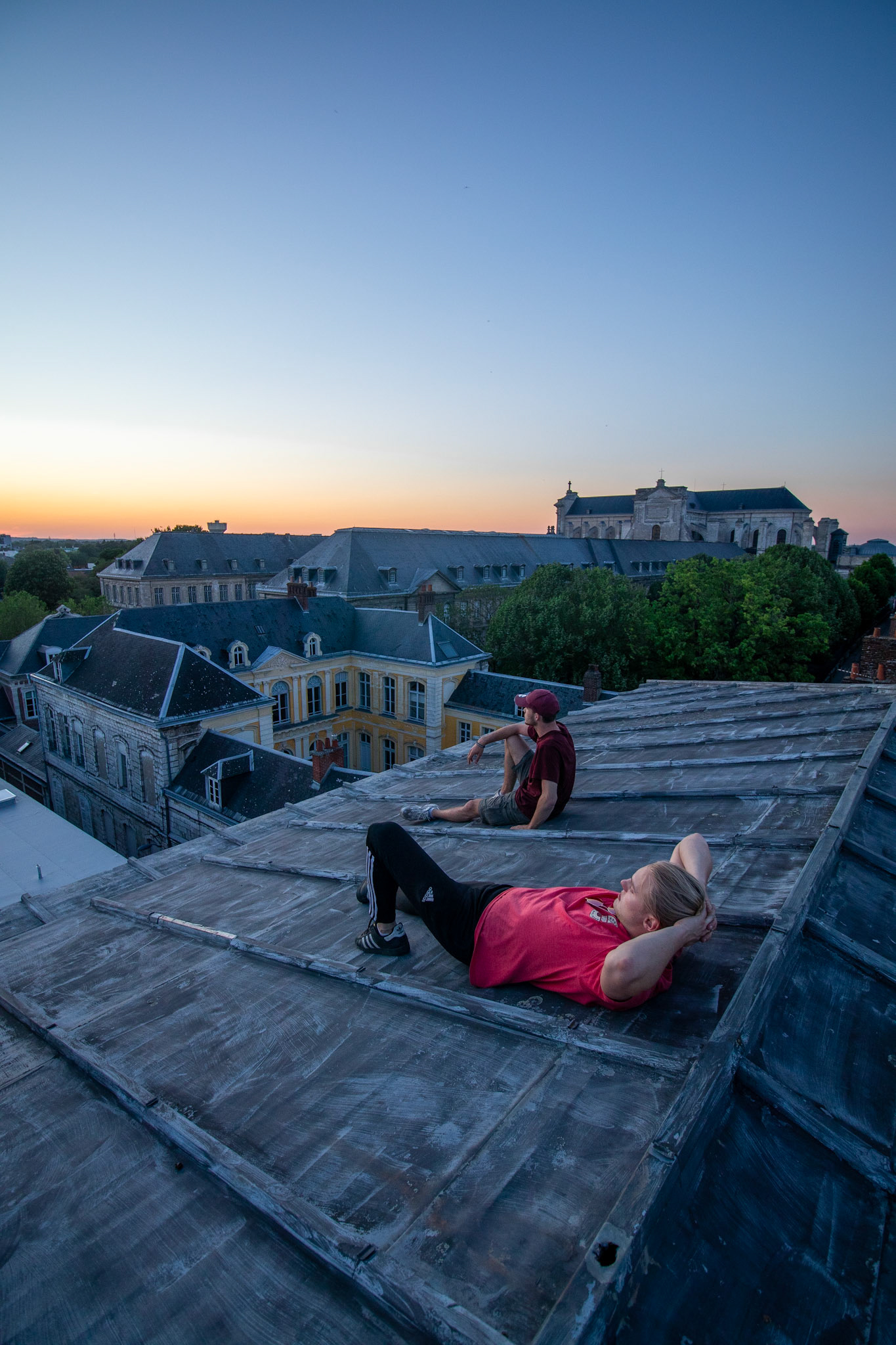 Soirée d'été sur Arras