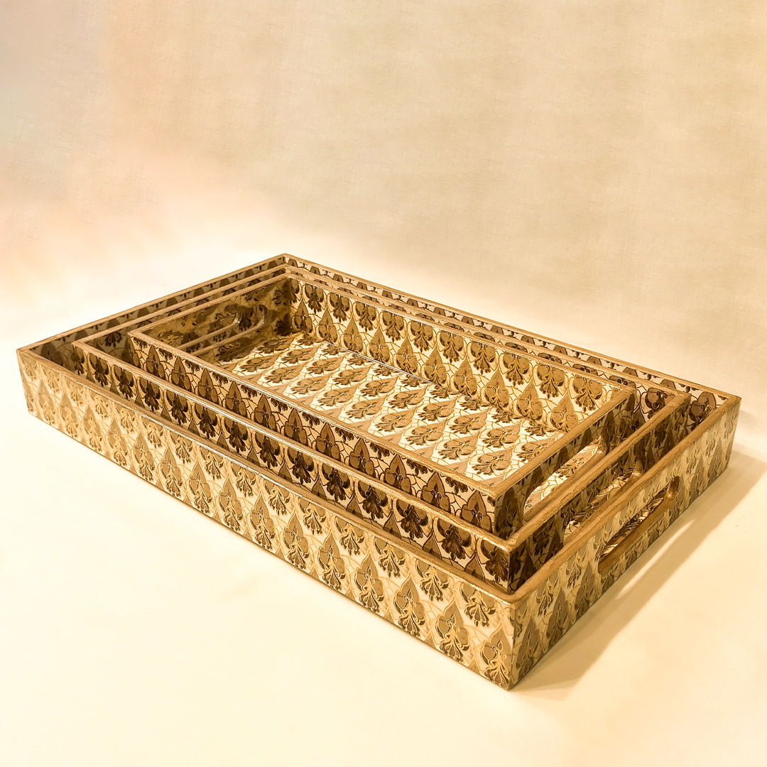 SBTR027 - MDF WITH STICKER - SET OF 3