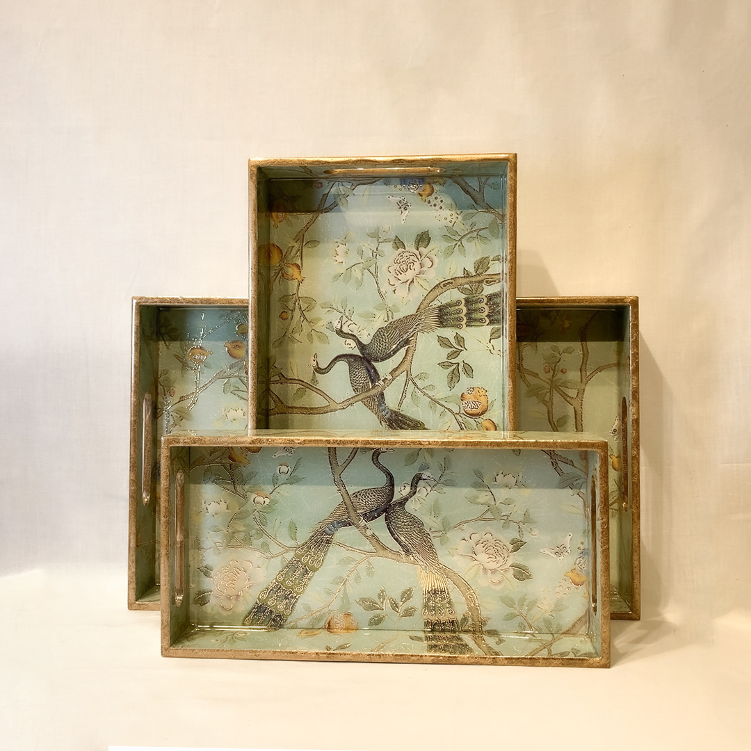 SBTR032 - MDF WITH STICKER - SET OF 3