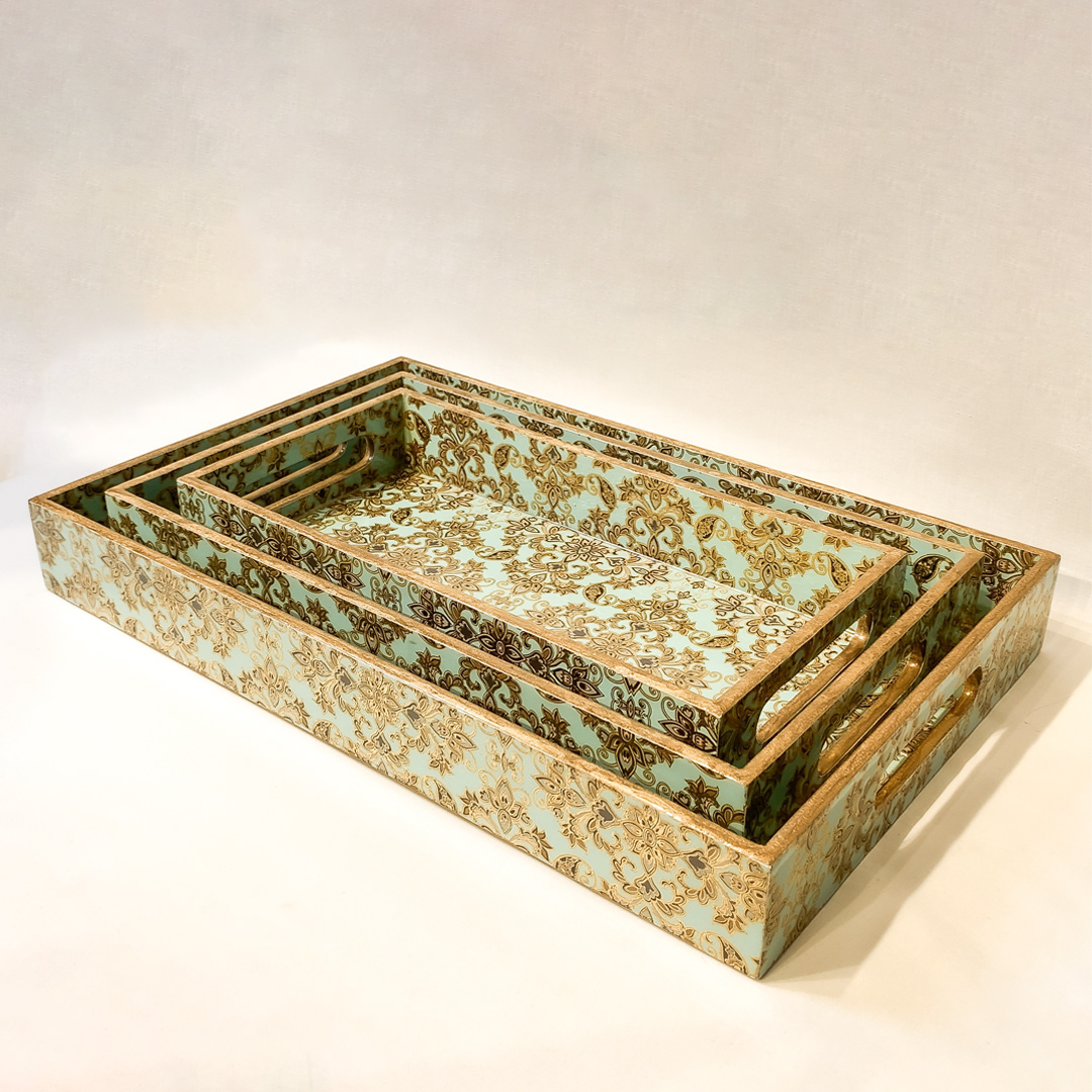 SBTR029 - MDF WITH STICKER - SET OF 3
