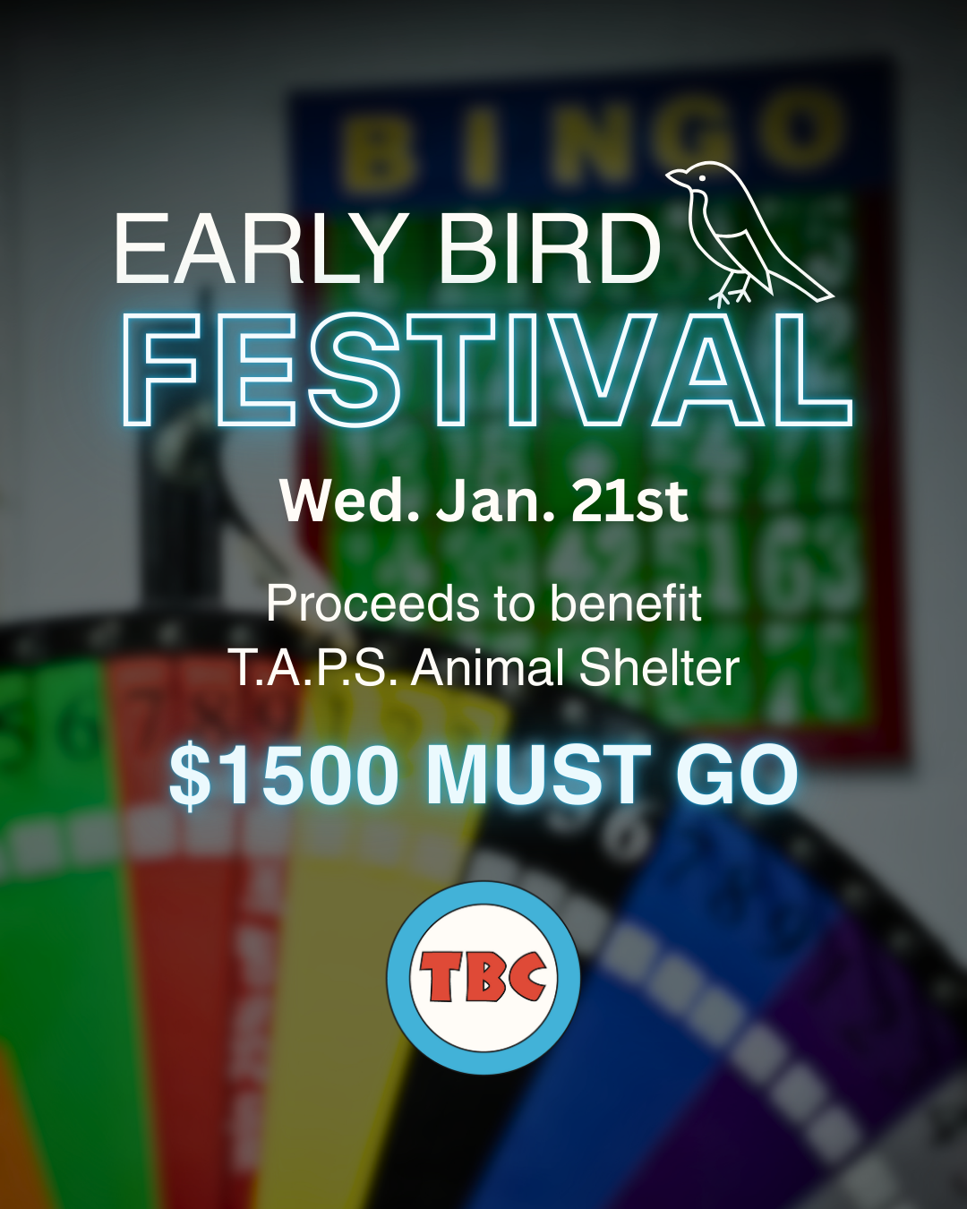 MONTHLY EARLY BIRD FESTIVAL