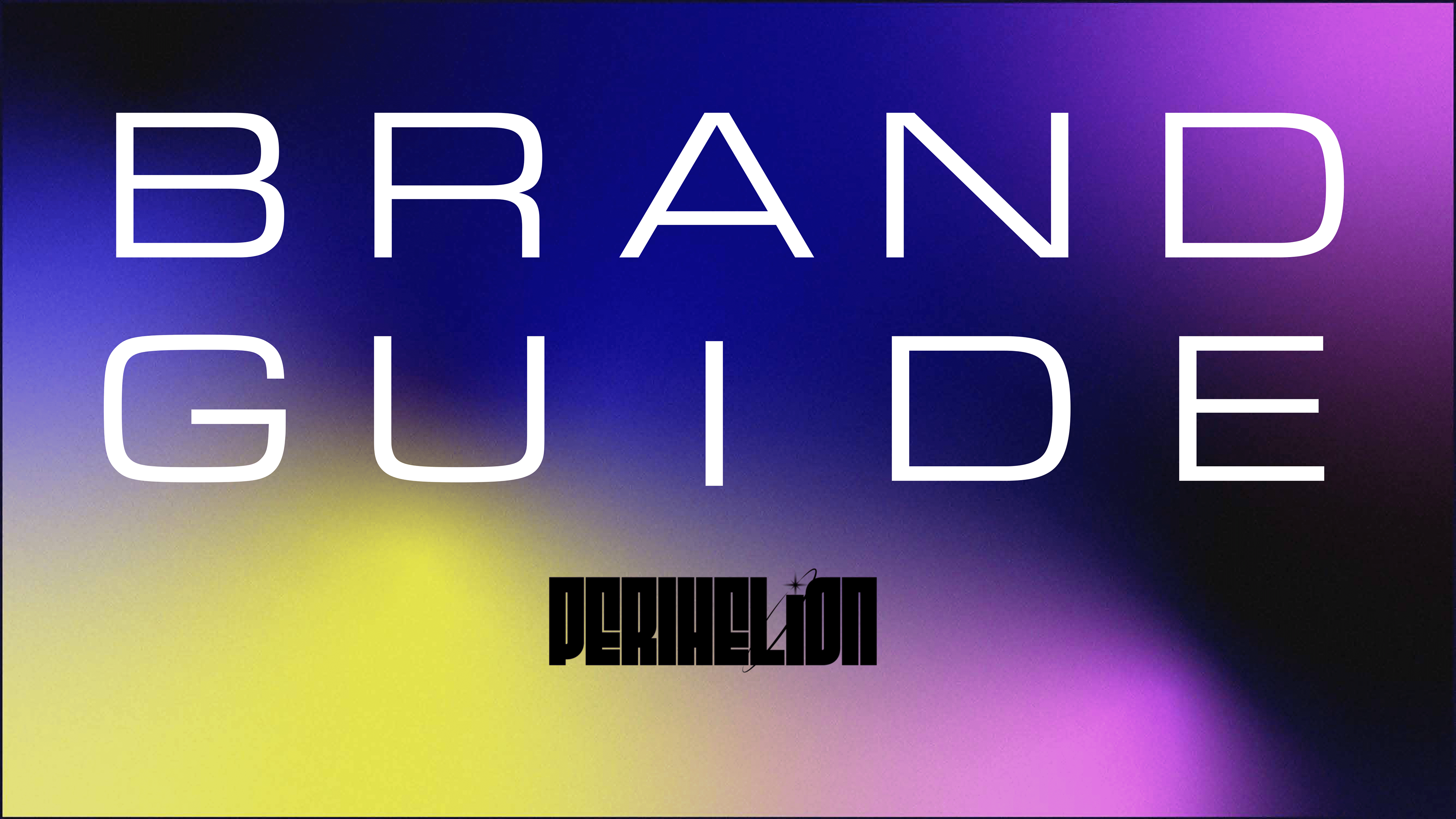 Brand Guide Cover